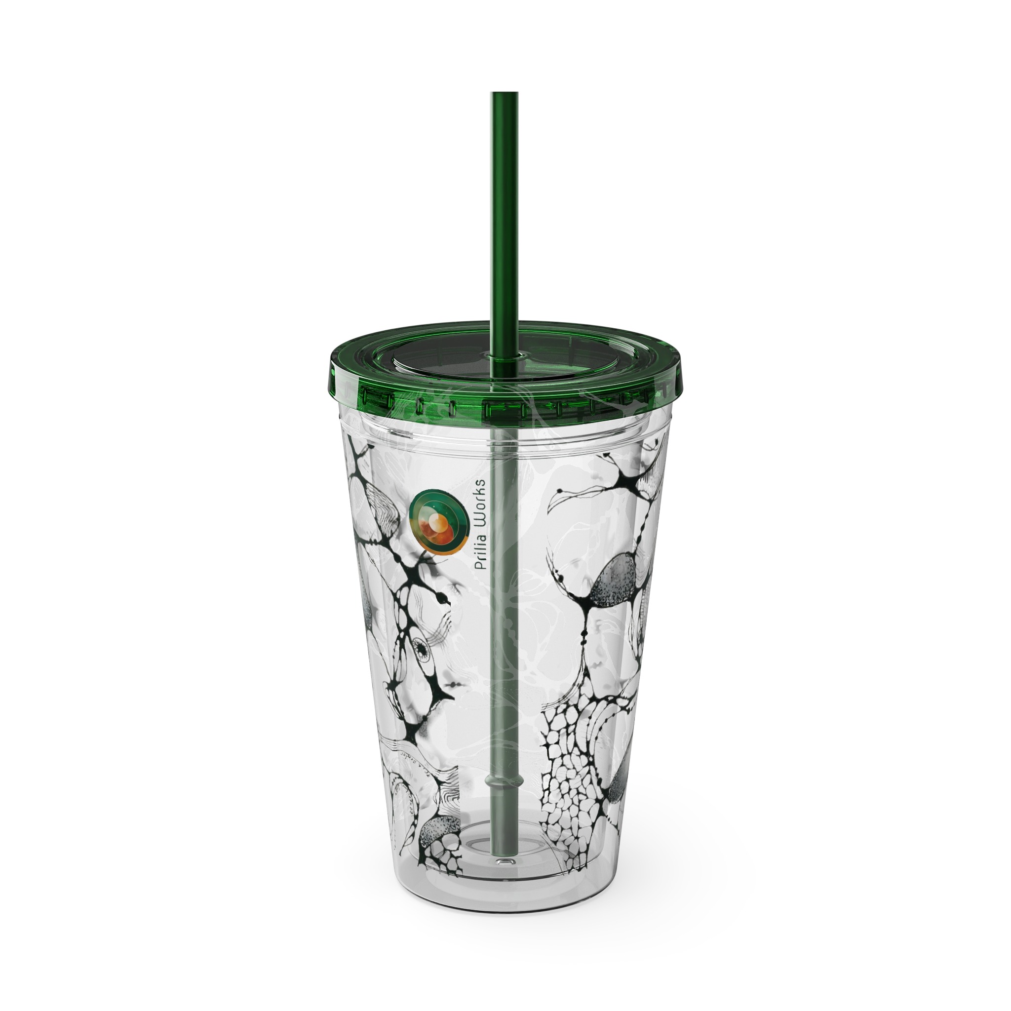 NEURO WAVES Tumbler with Straw, 16oz - Image 23