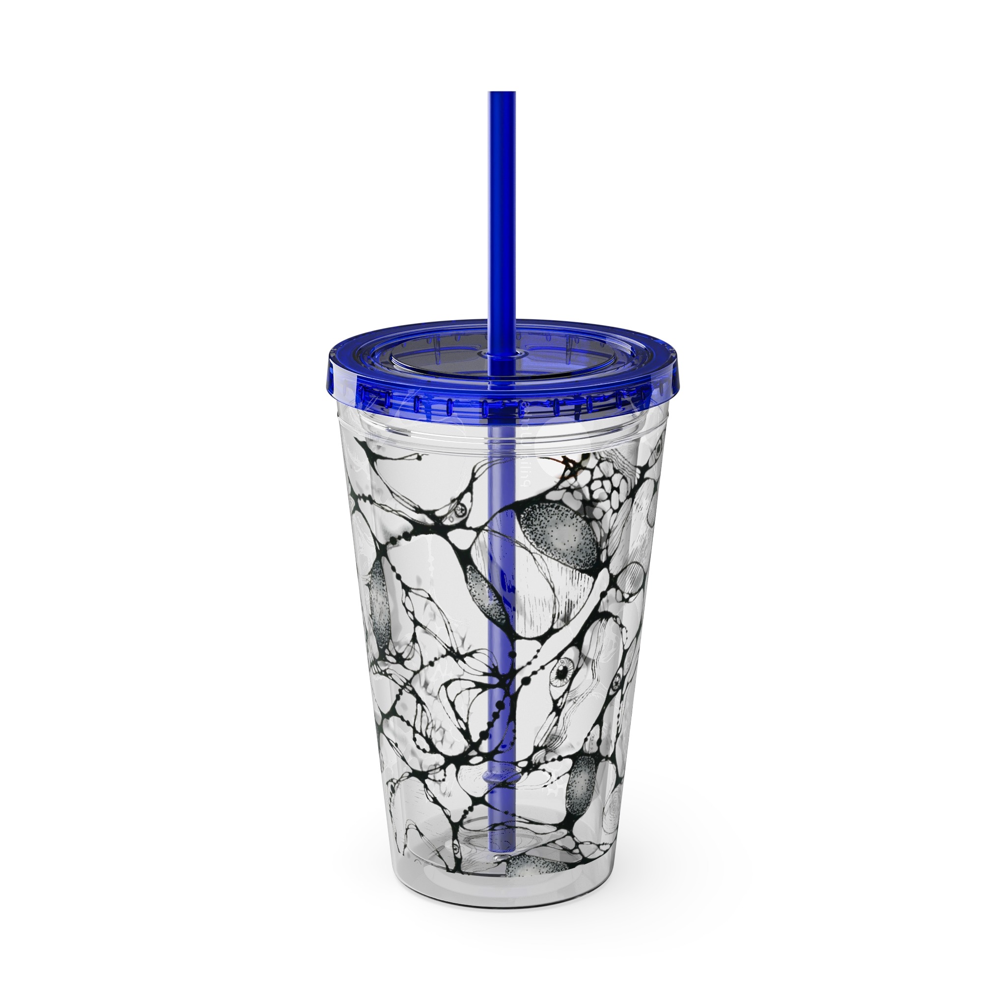 NEURO WAVES Tumbler with Straw, 16oz - Image 29