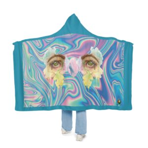 LOOKING IN Psychedelic Snuggle Blanket