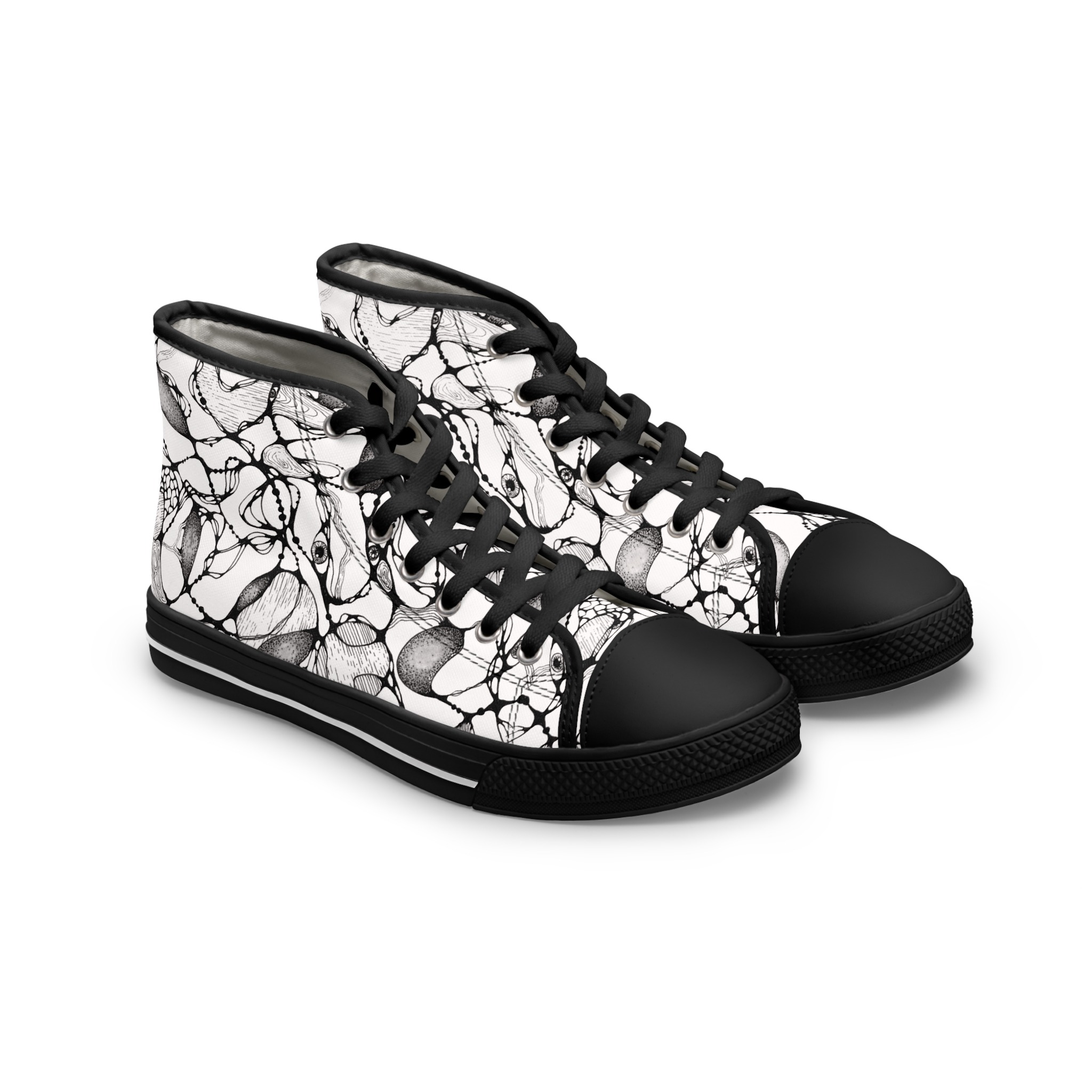 Neuro waves High Top Sneakers for Women - Image 5