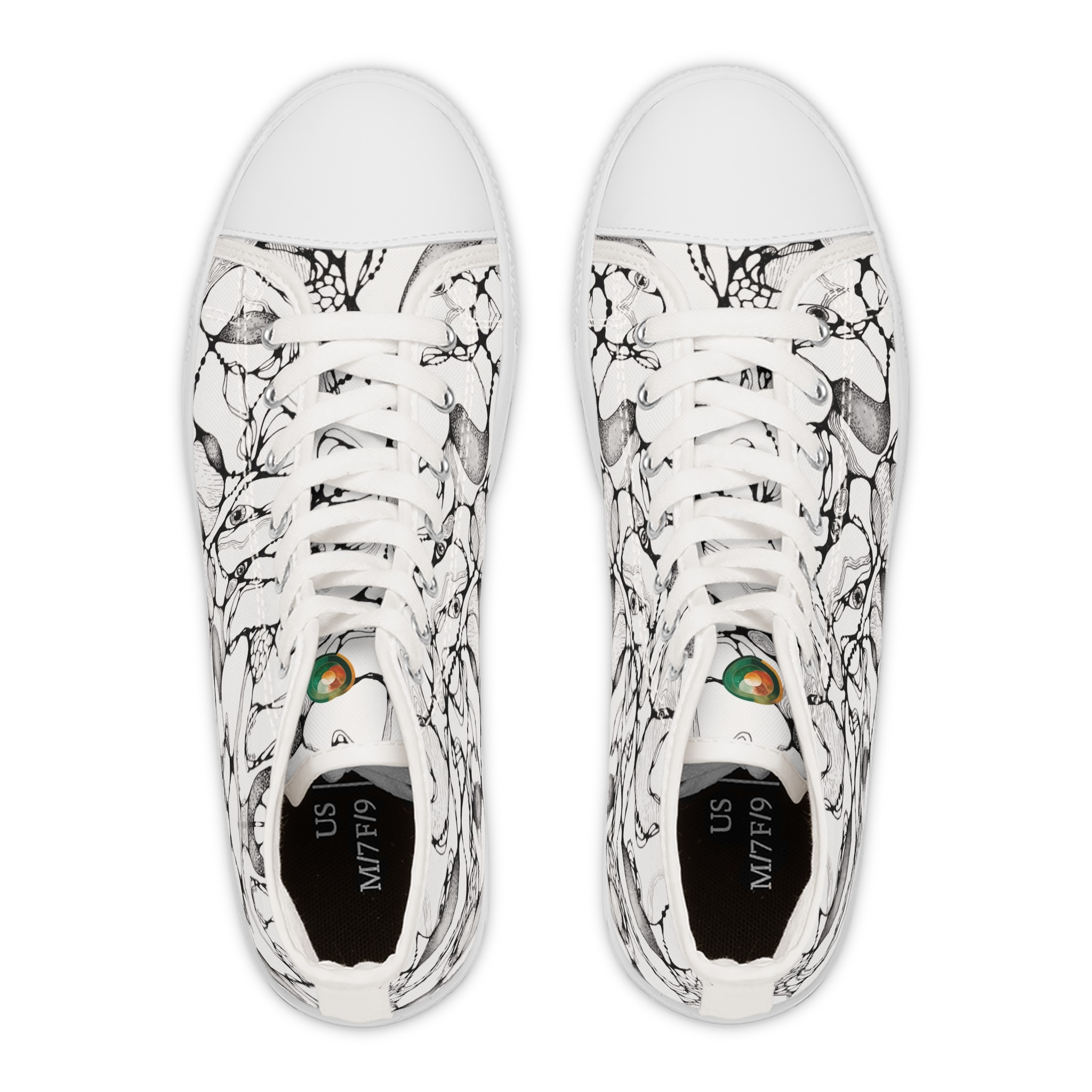 Neuro waves High Top Sneakers for Women - Image 2