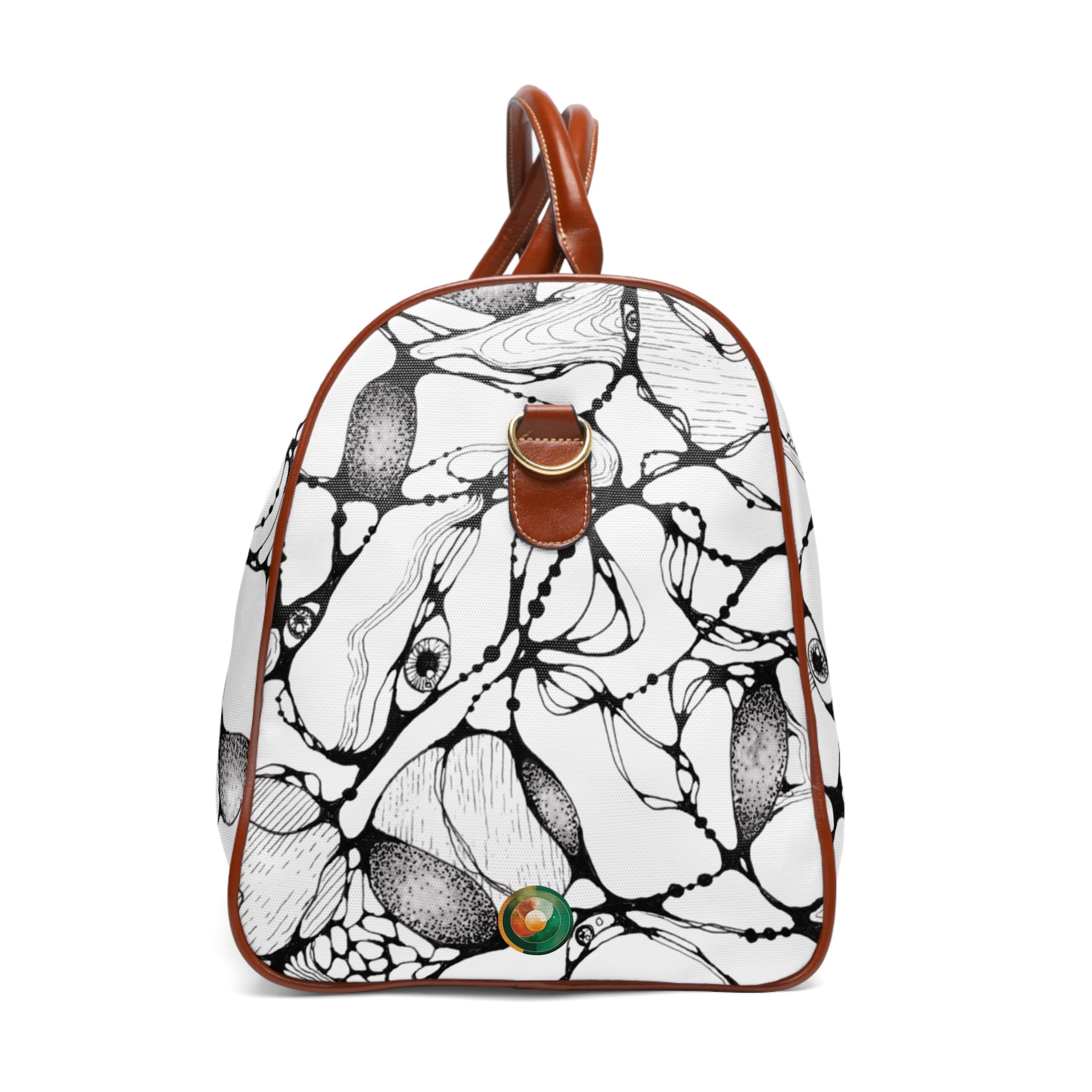 NEURO WAVES Travel bag B&W - Image 3