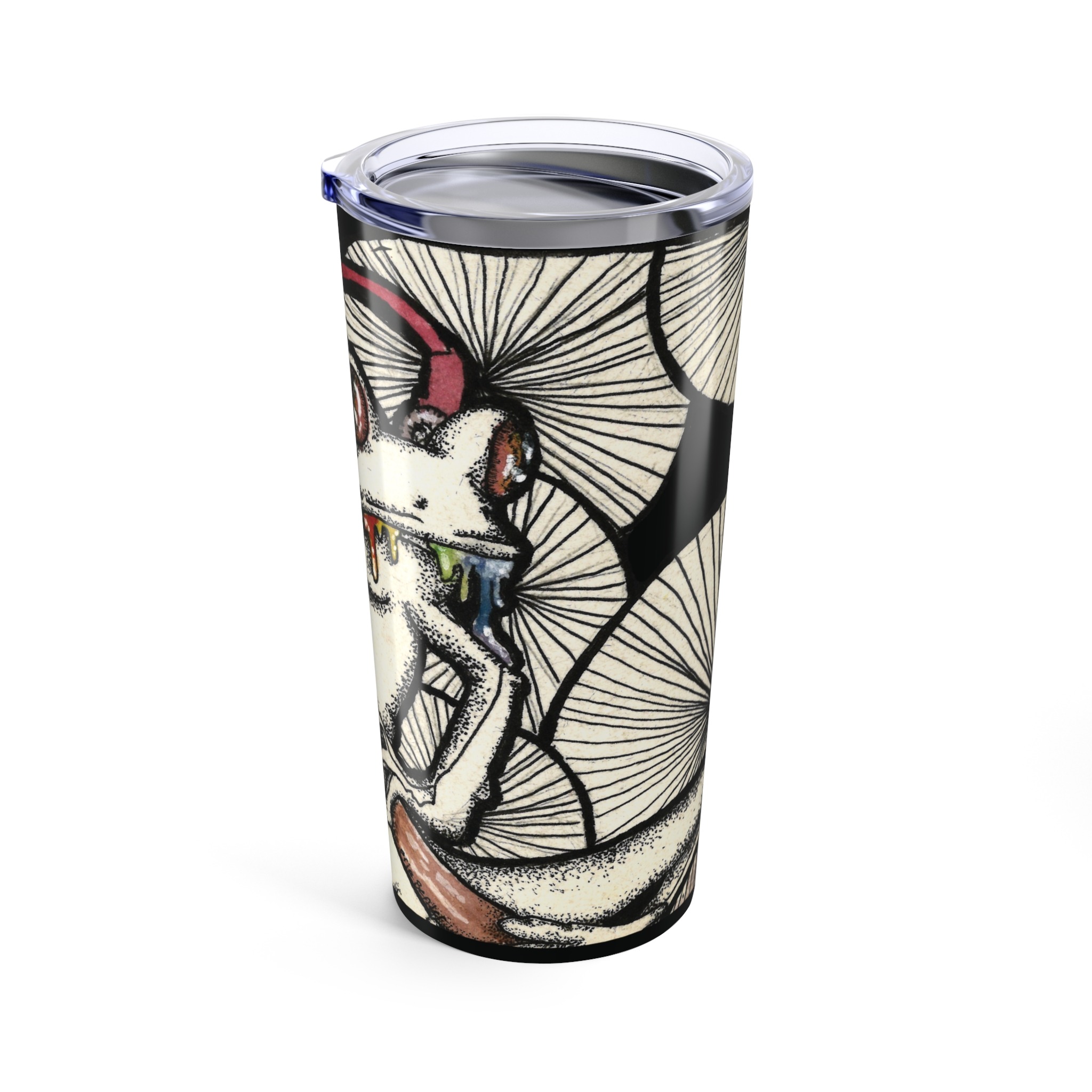 20oz Tumbler TRIPPY FROG Design - Image 4