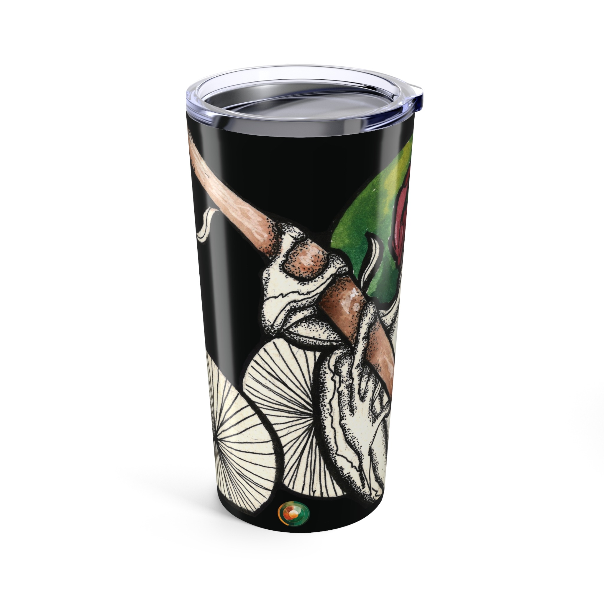 20oz Tumbler TRIPPY FROG Design - Image 3