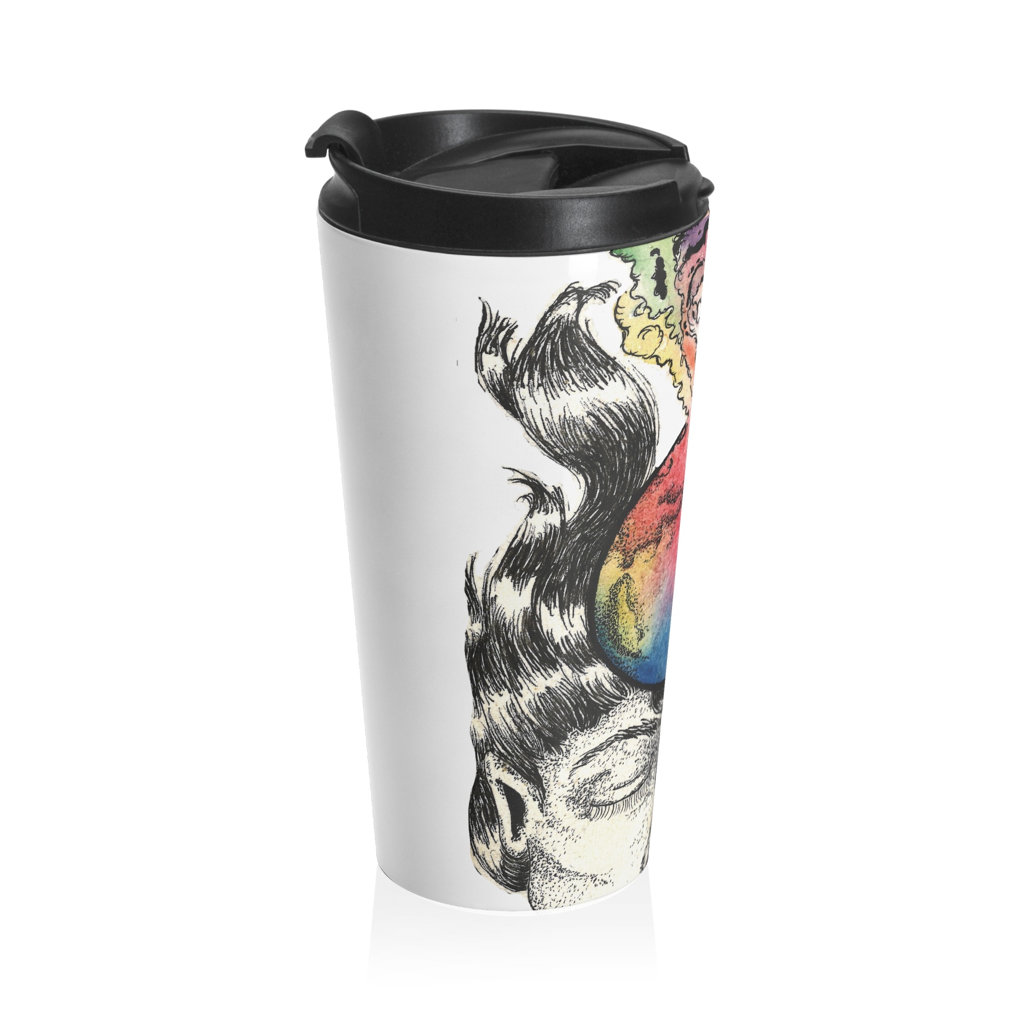 Stainless Steel Cosmic Mind Travel Mug - Image 3
