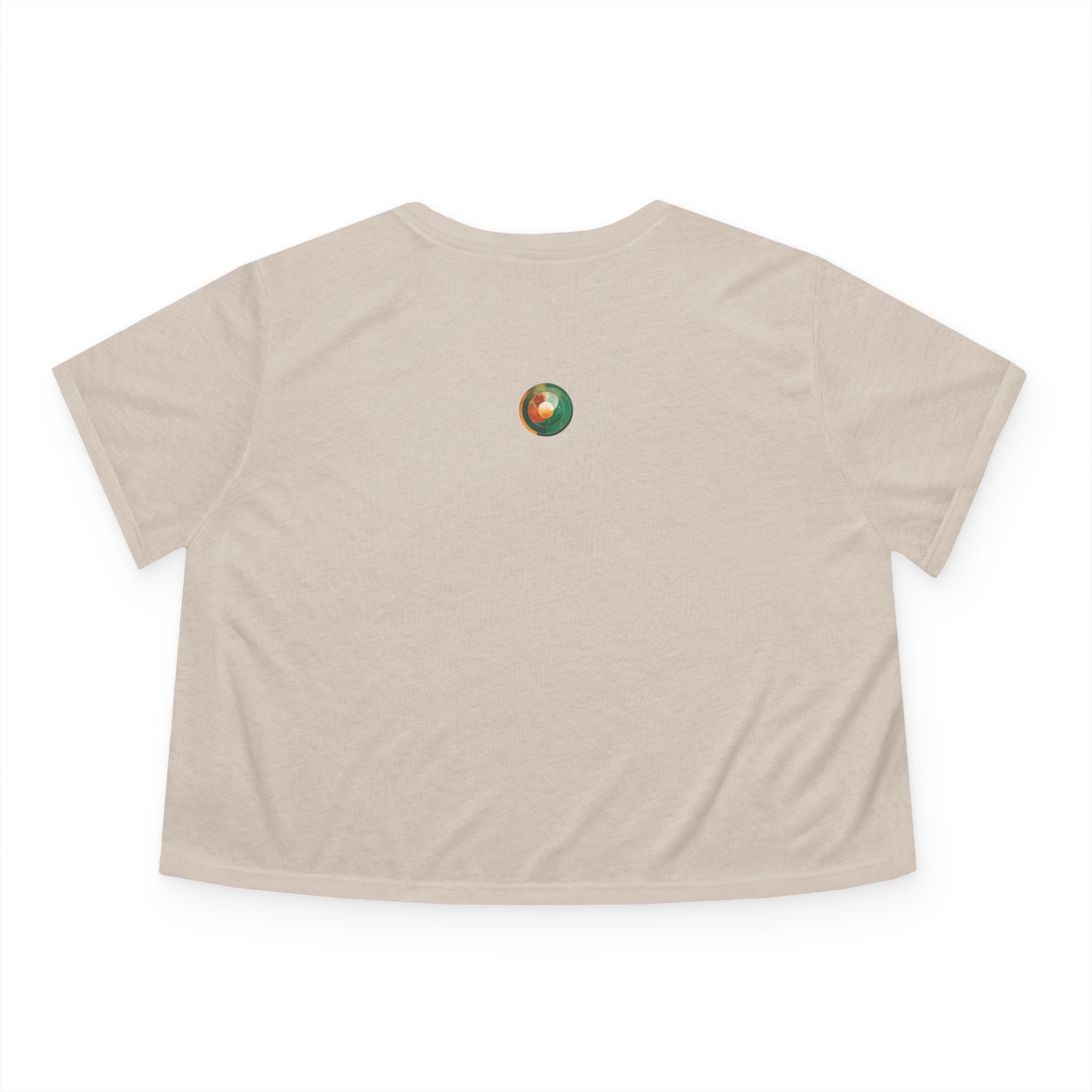 Cropped Tee - Trippy Frog Design - Image 14