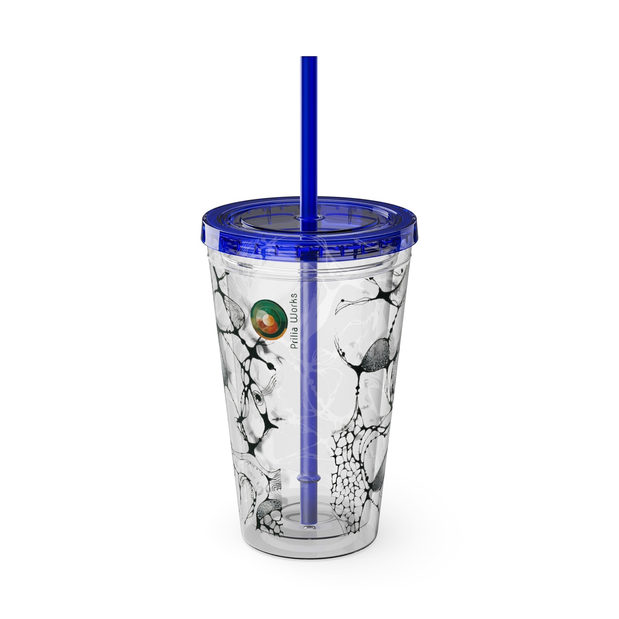 NEURO WAVES Tumbler with Straw, 16oz - Image 31