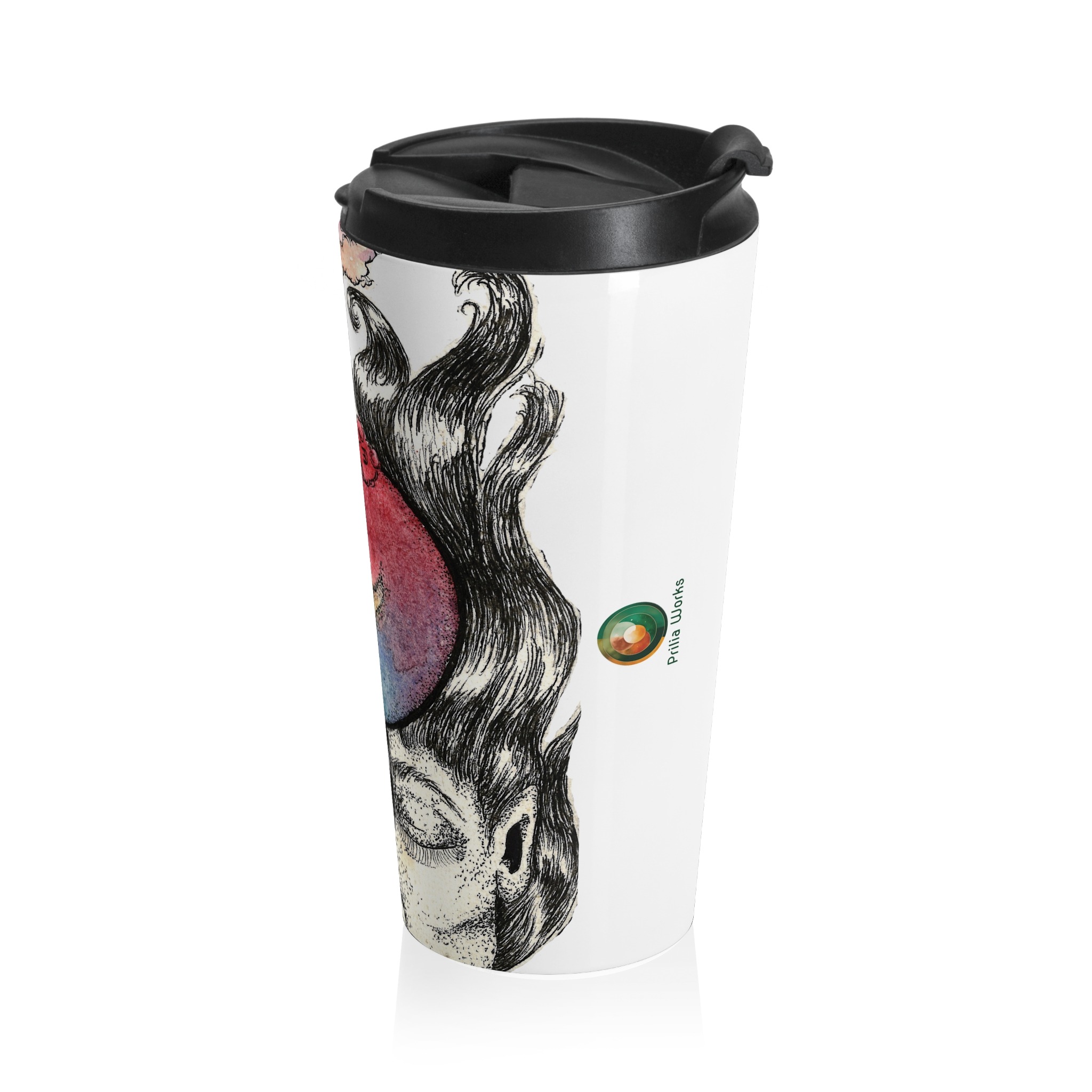 Stainless Steel Cosmic Mind Travel Mug - Image 4