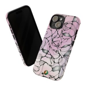NEURO WAVES Pink Tough Phone Case