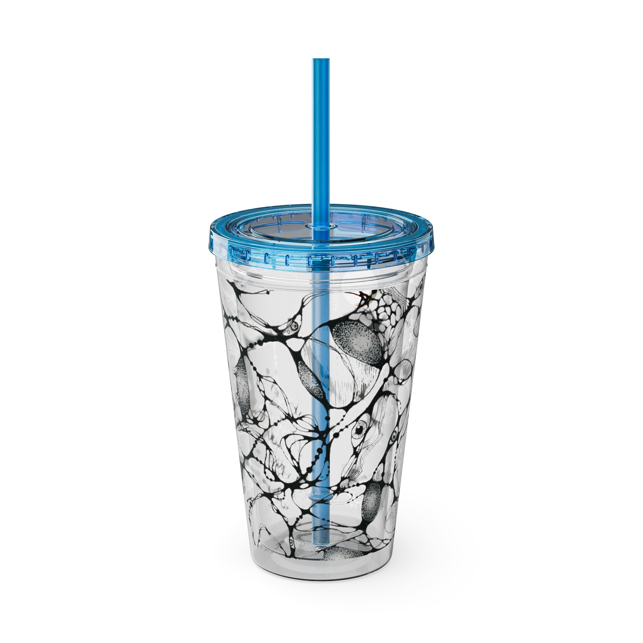 NEURO WAVES Tumbler with Straw, 16oz - Image 25