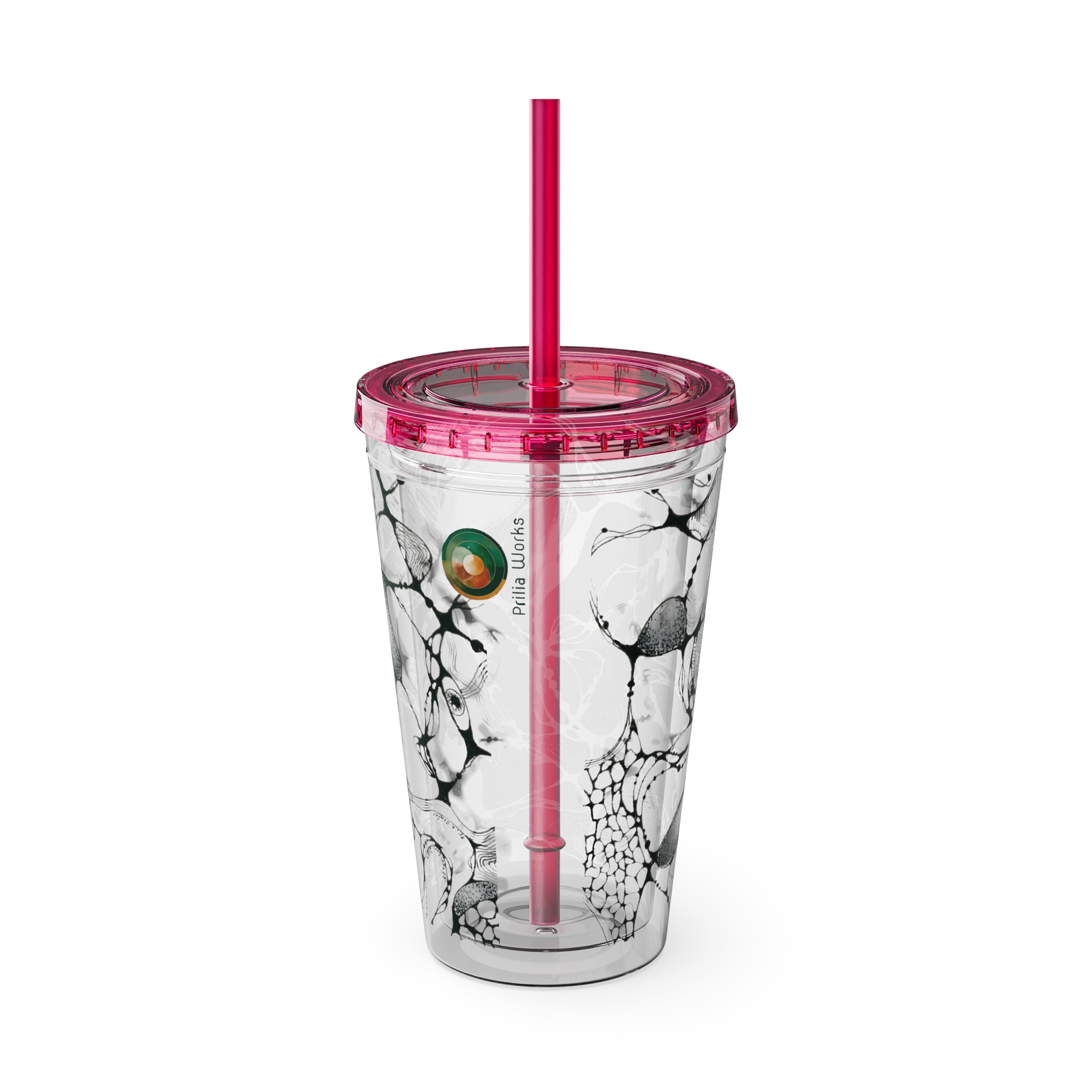 NEURO WAVES Tumbler with Straw, 16oz - Image 35