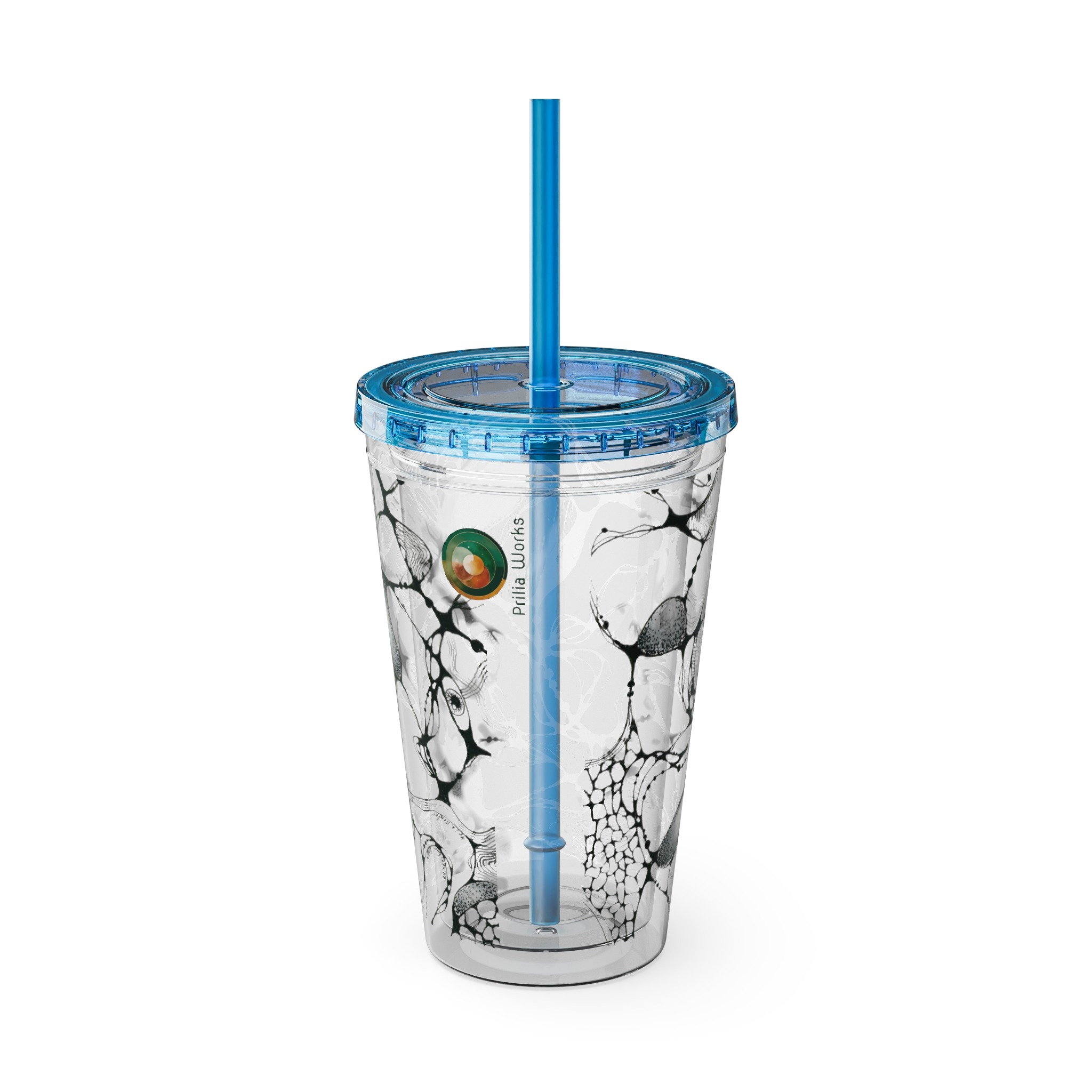 NEURO WAVES Tumbler with Straw, 16oz - Image 27