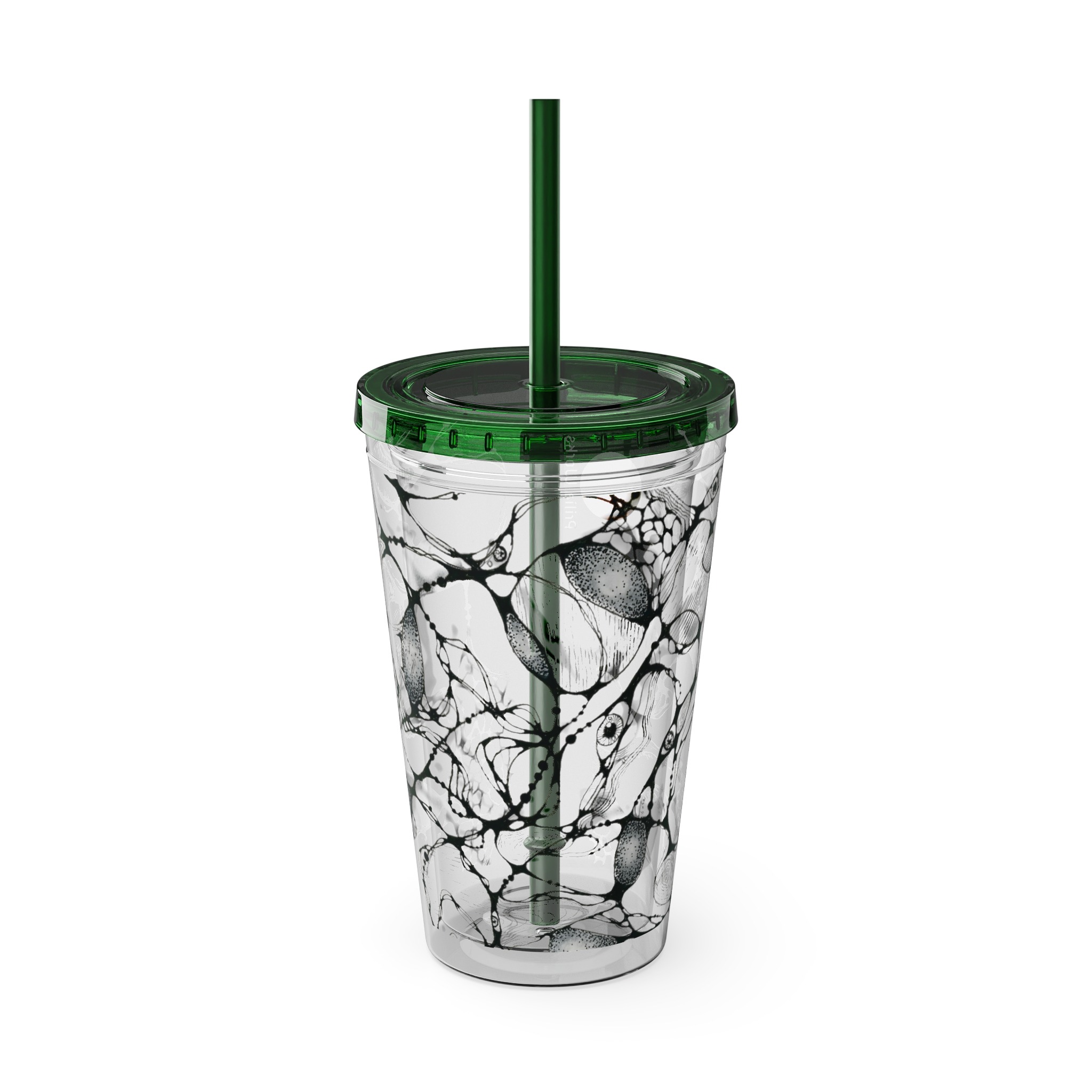 NEURO WAVES Tumbler with Straw, 16oz - Image 21