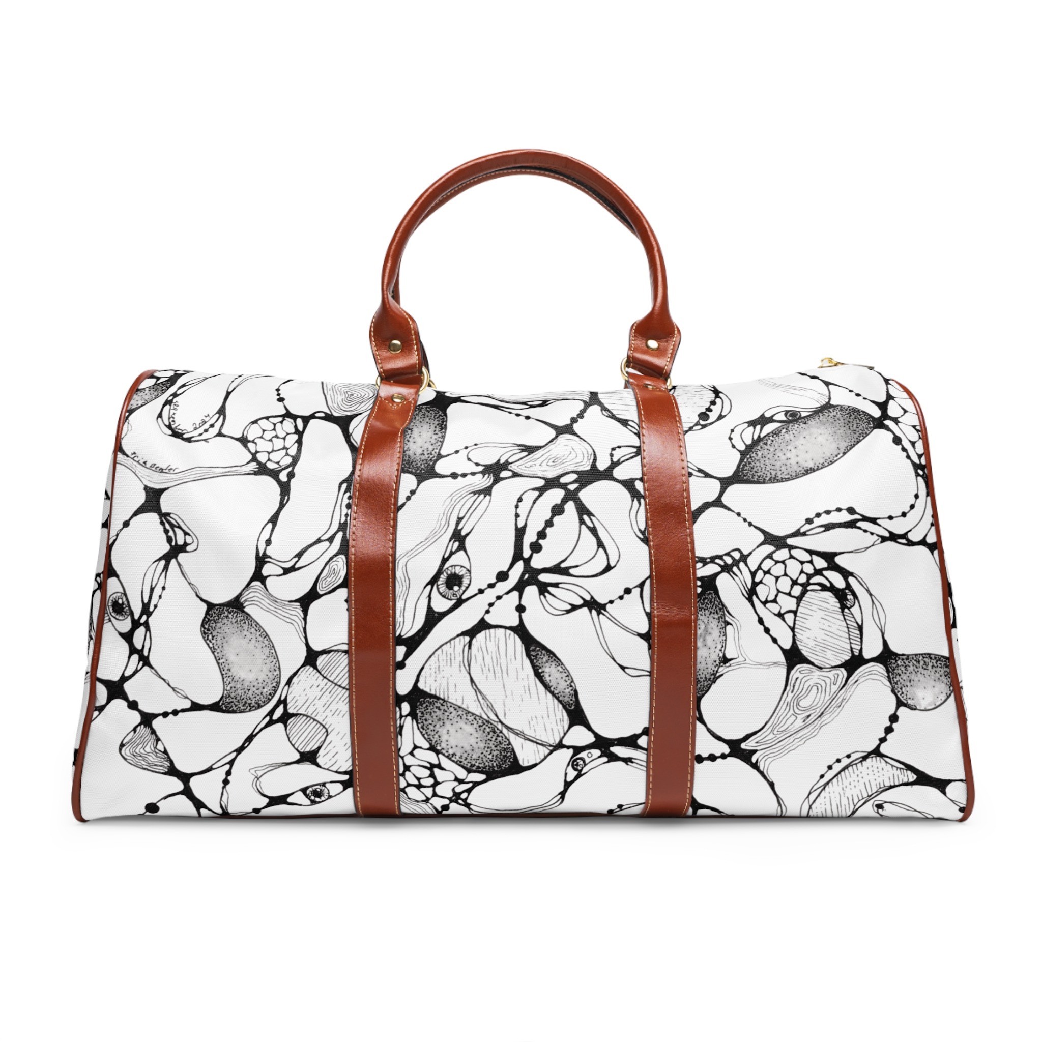NEURO WAVES Travel bag B&W