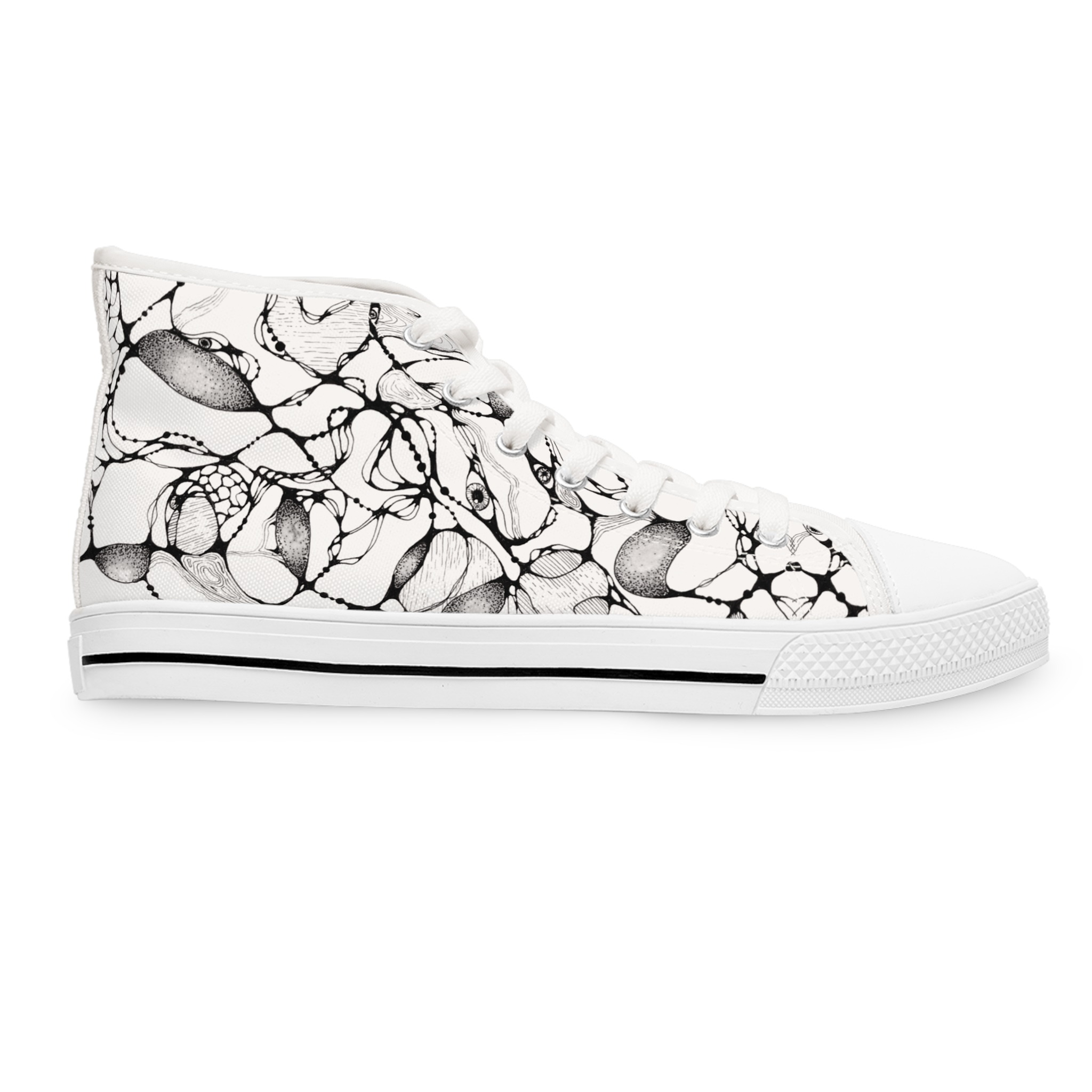 Neuro waves High Top Sneakers for Women - Image 4