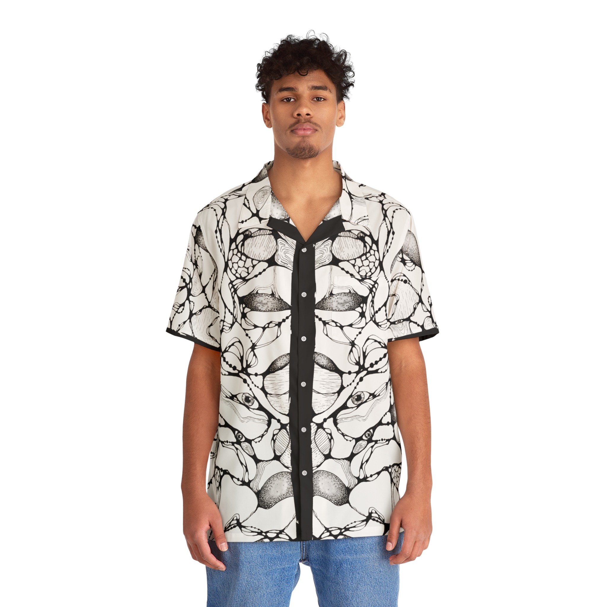 Neuro Waves Button Shirt - Image 3