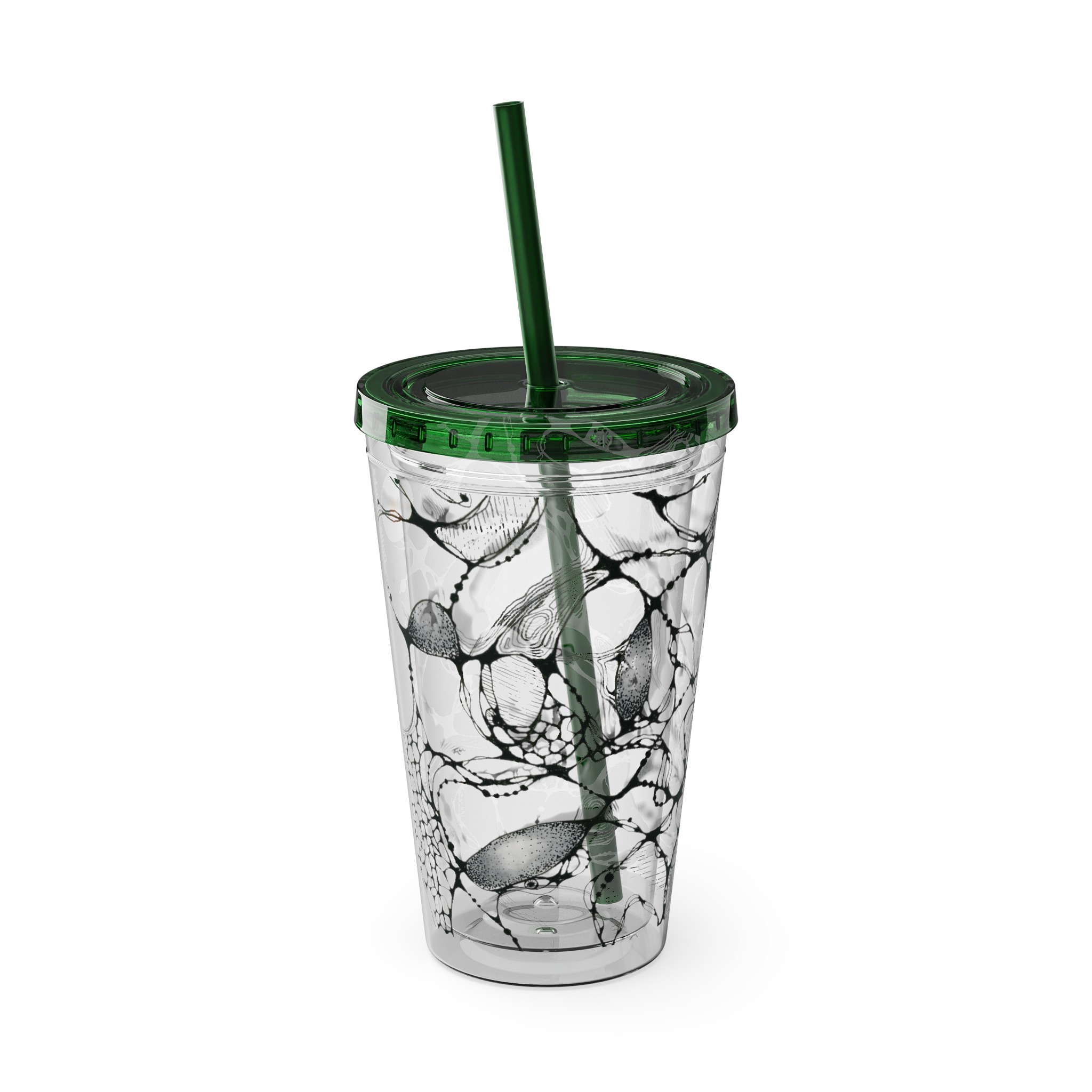 NEURO WAVES Tumbler with Straw, 16oz - Image 22
