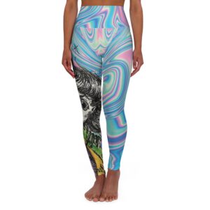 SPACE ELF Oil Spill Design leggings