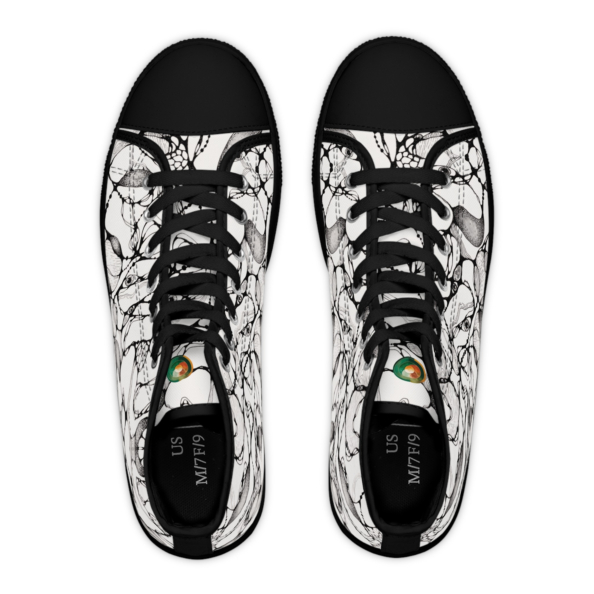 Neuro waves High Top Sneakers for Women - Image 6