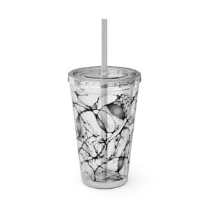 NEURO WAVES Tumbler with Straw, 16oz