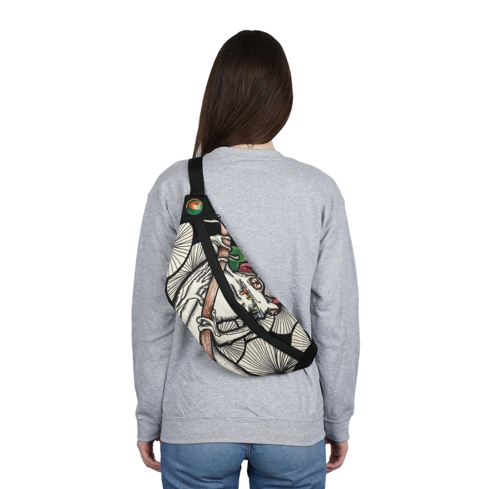 Trippy Frog Fanny Pack - Image 4