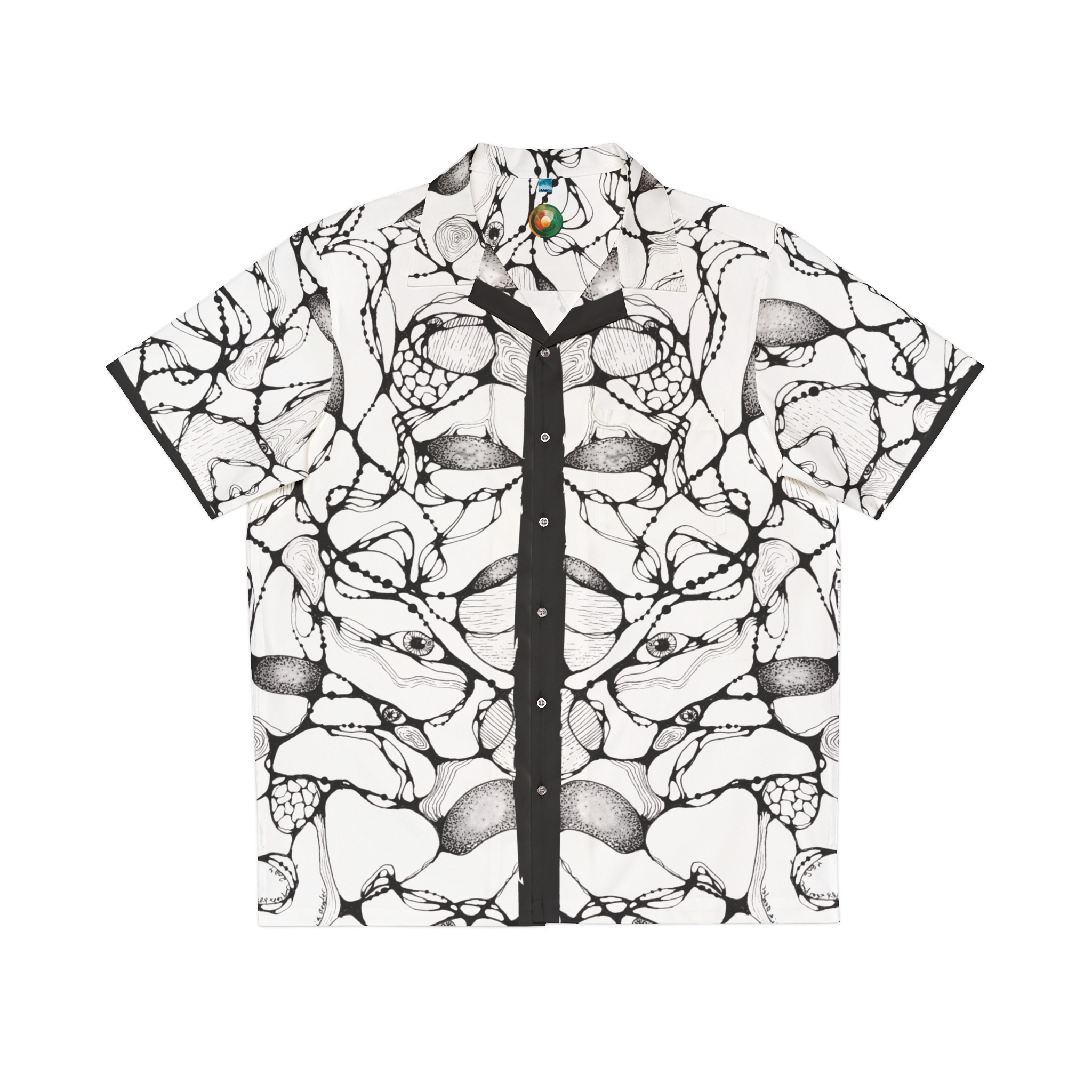 Neuro Waves Button Shirt