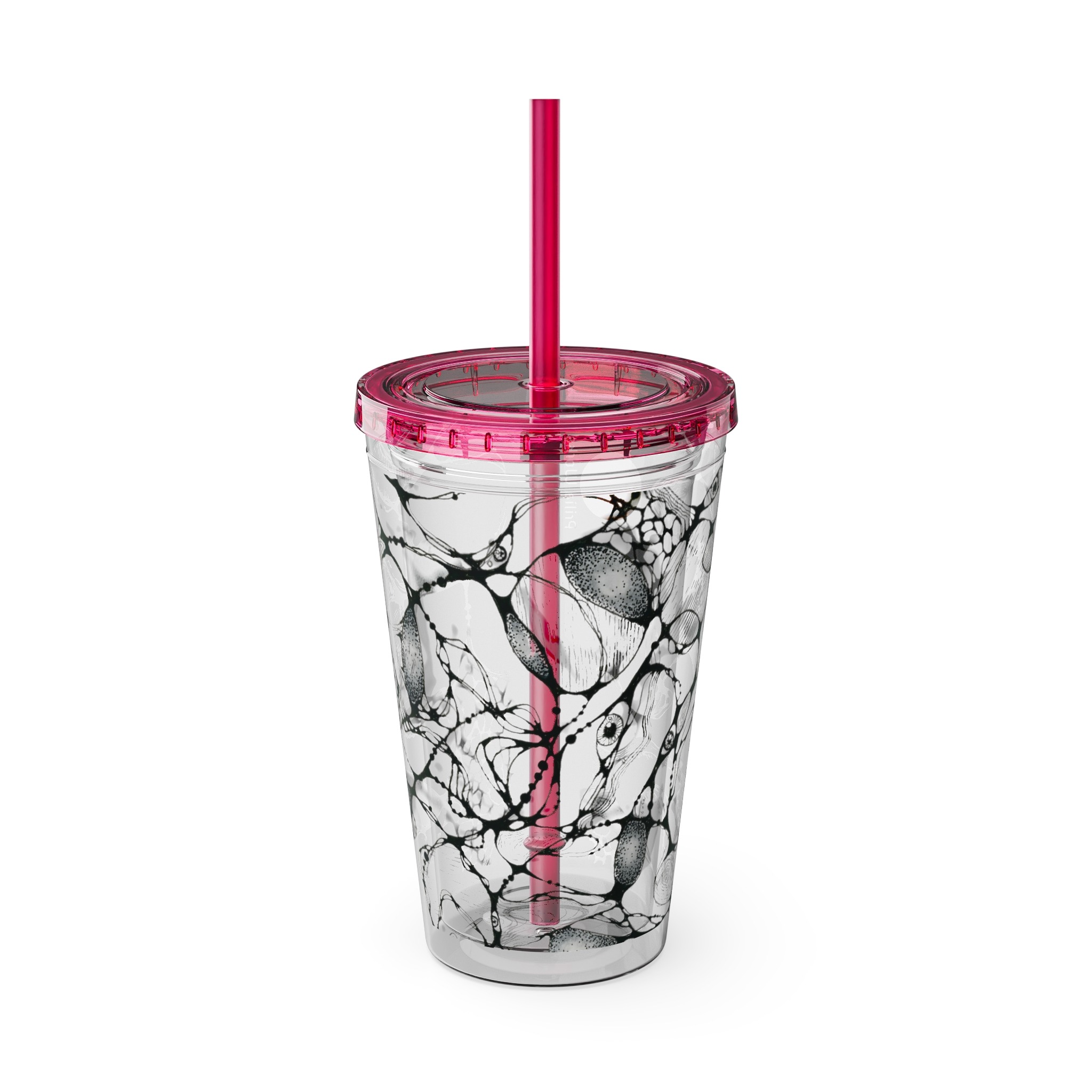 NEURO WAVES Tumbler with Straw, 16oz - Image 33