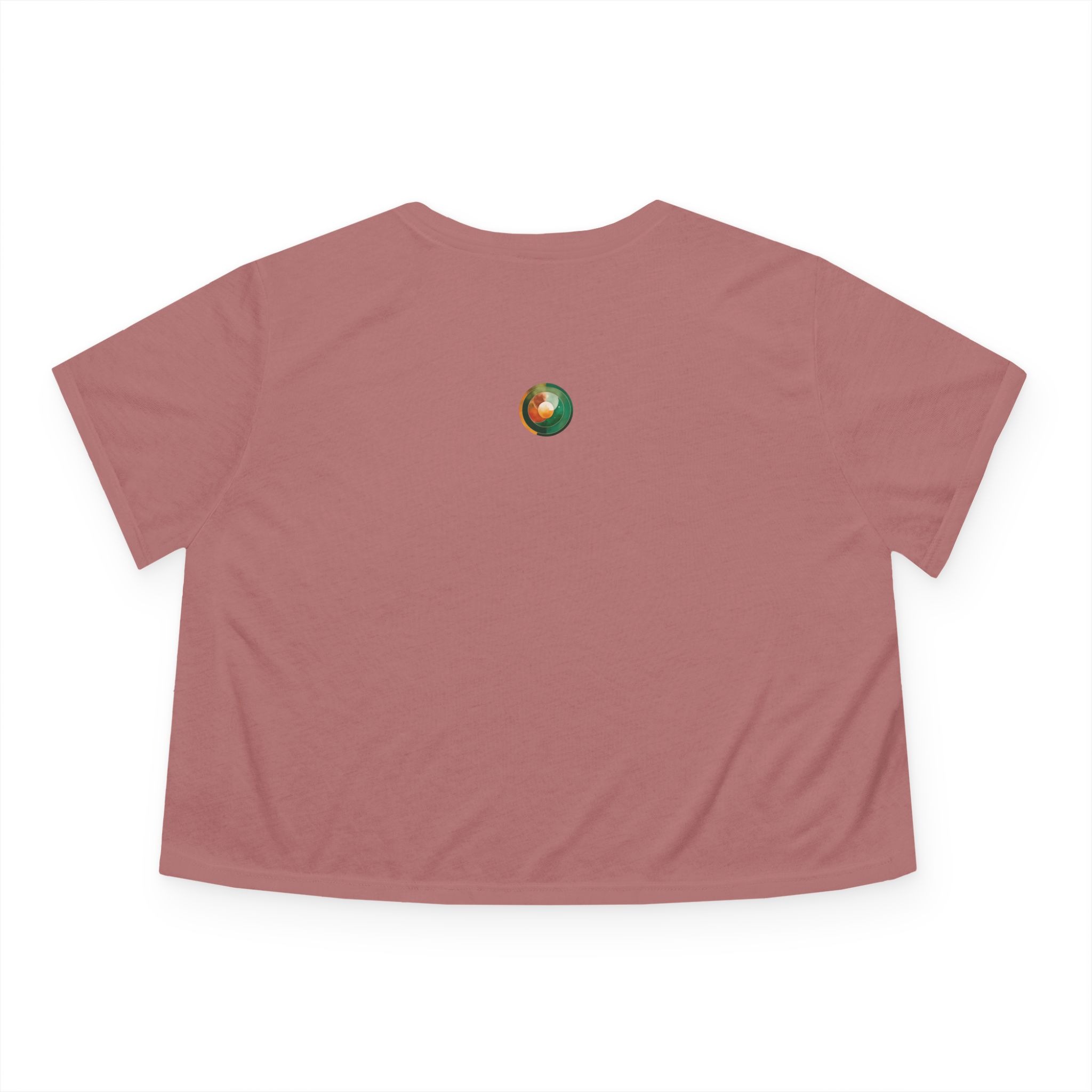 Cropped Tee - Trippy Frog Design - Image 6