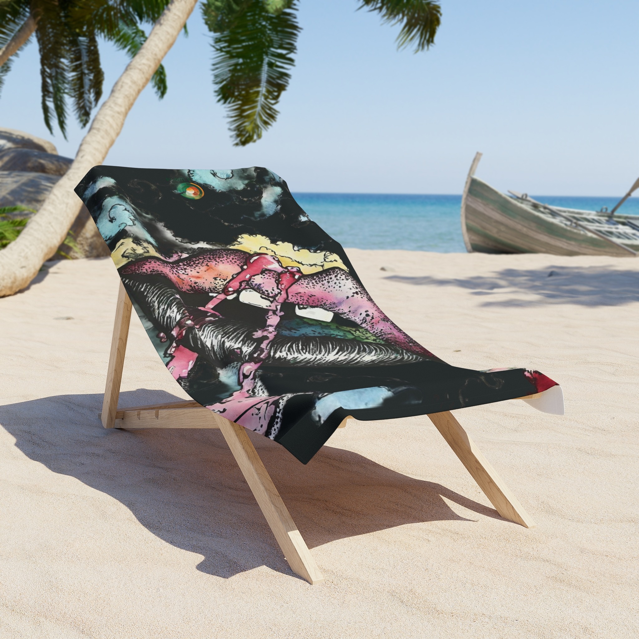 DRIP LIP Beach Towel - Image 2
