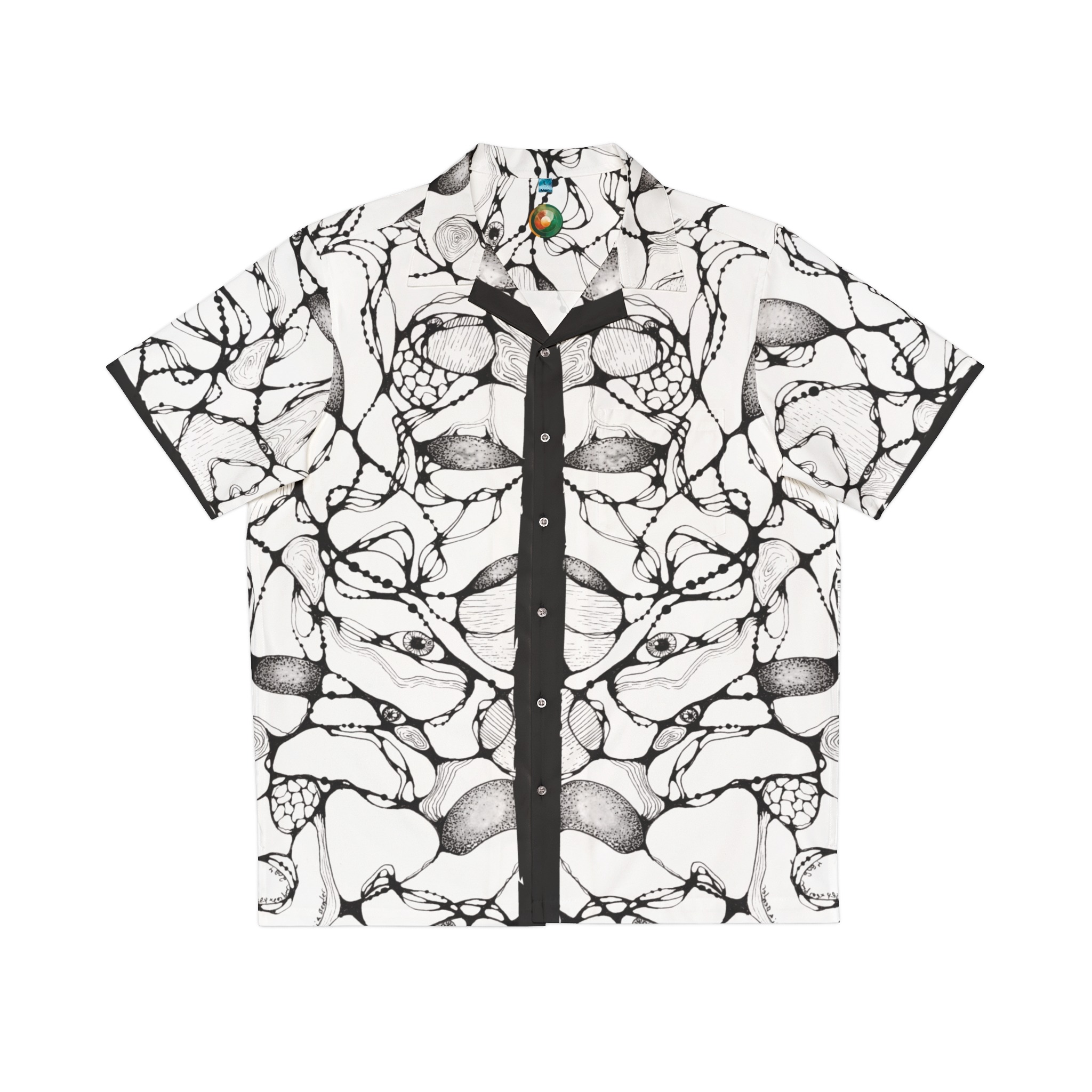 NEURO WAVES hawaiian Shirt - Image 2