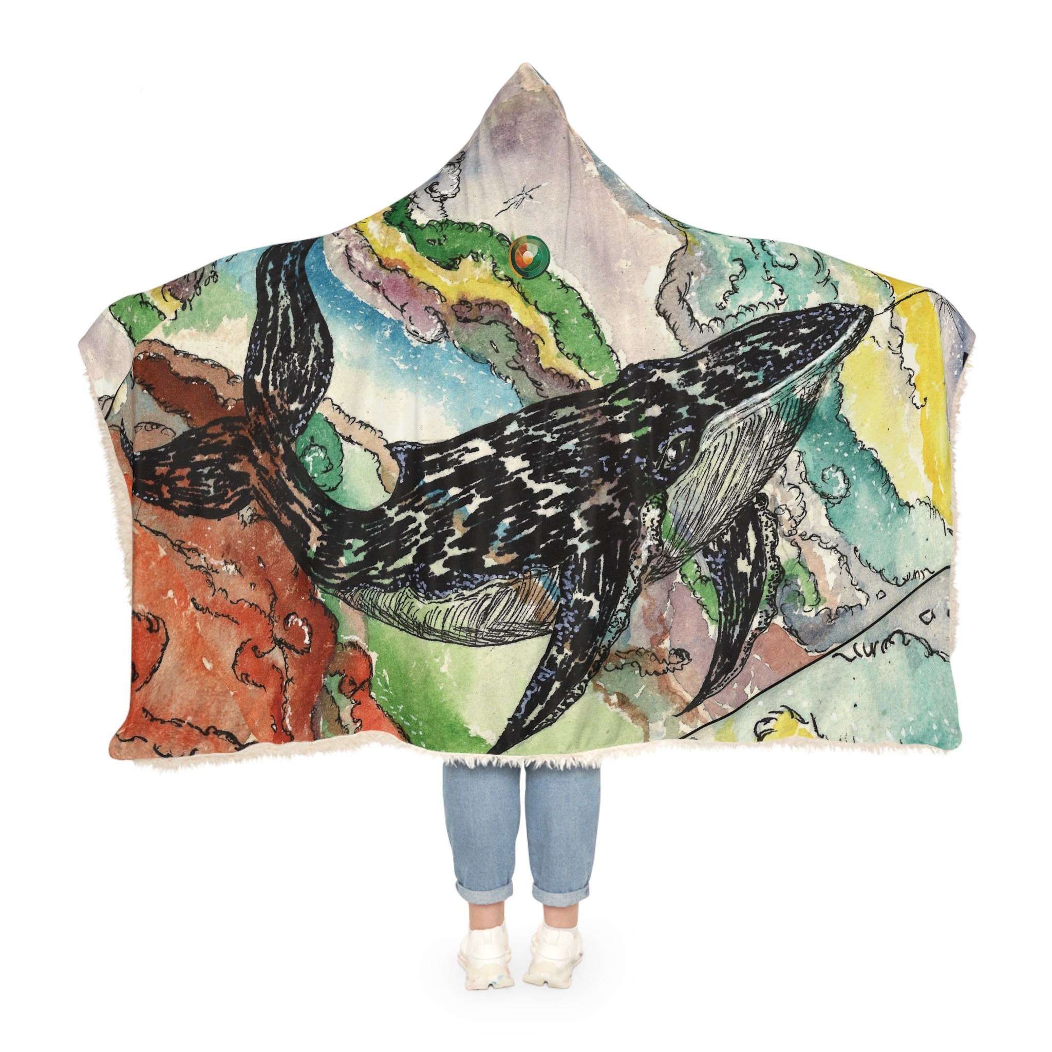 COSMIC WHALE Snuggle Blanket - Image 4