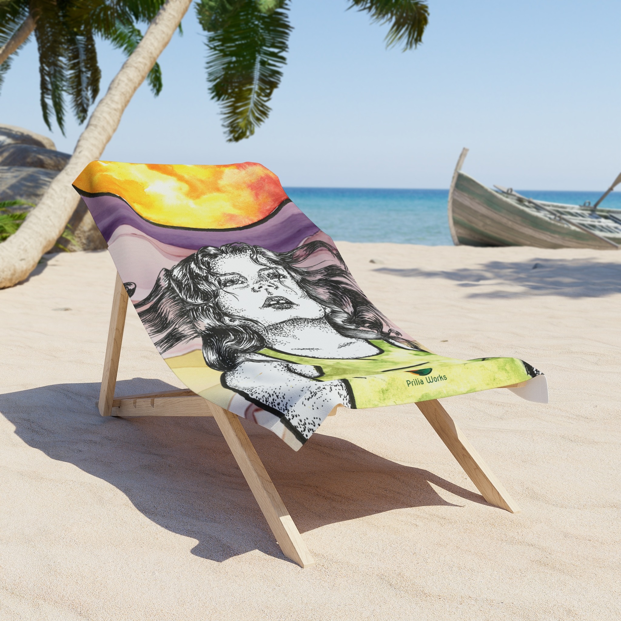 CHASING SUNS Beach Towel - Image 2