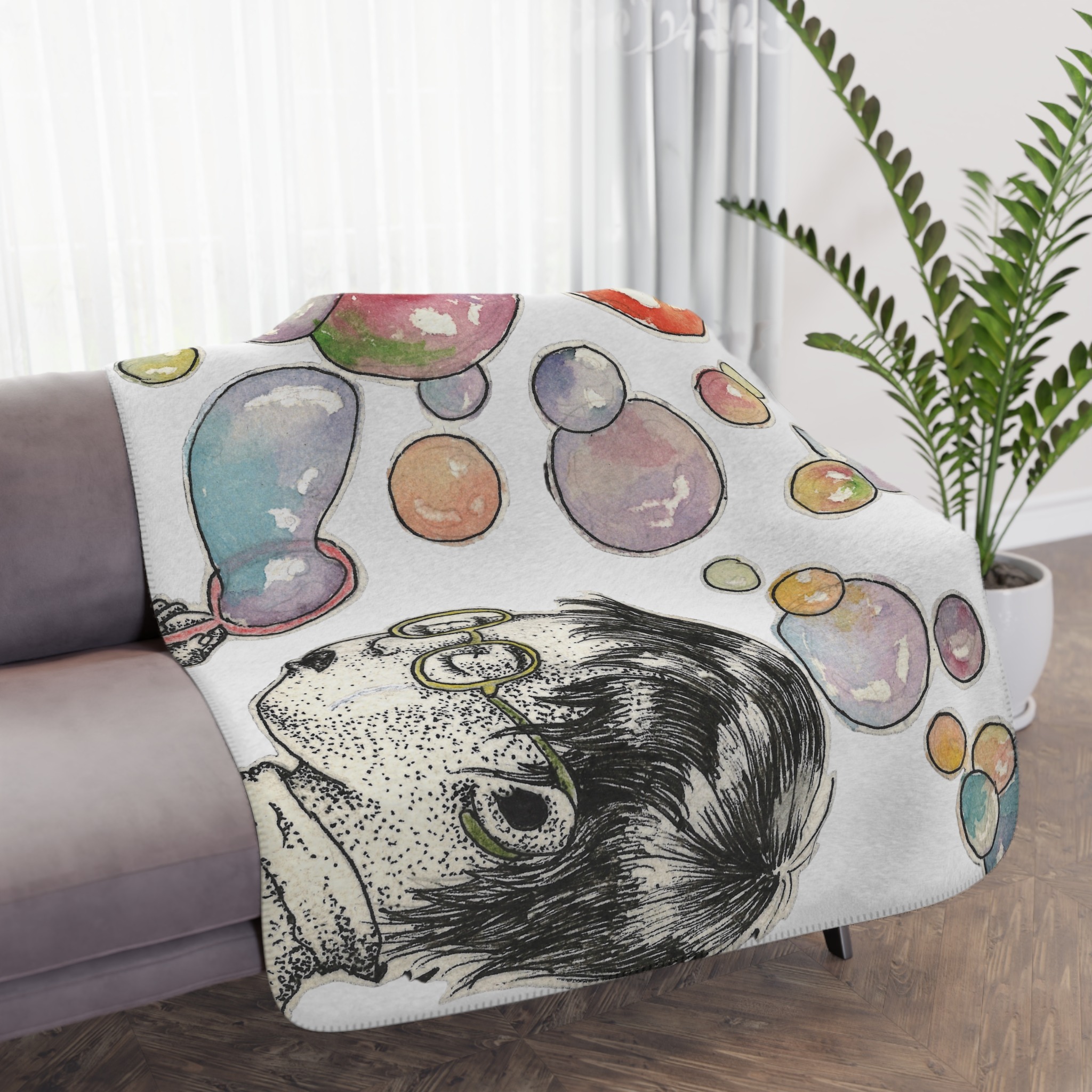 BUBBLES Sherpa Blanket - Image 4