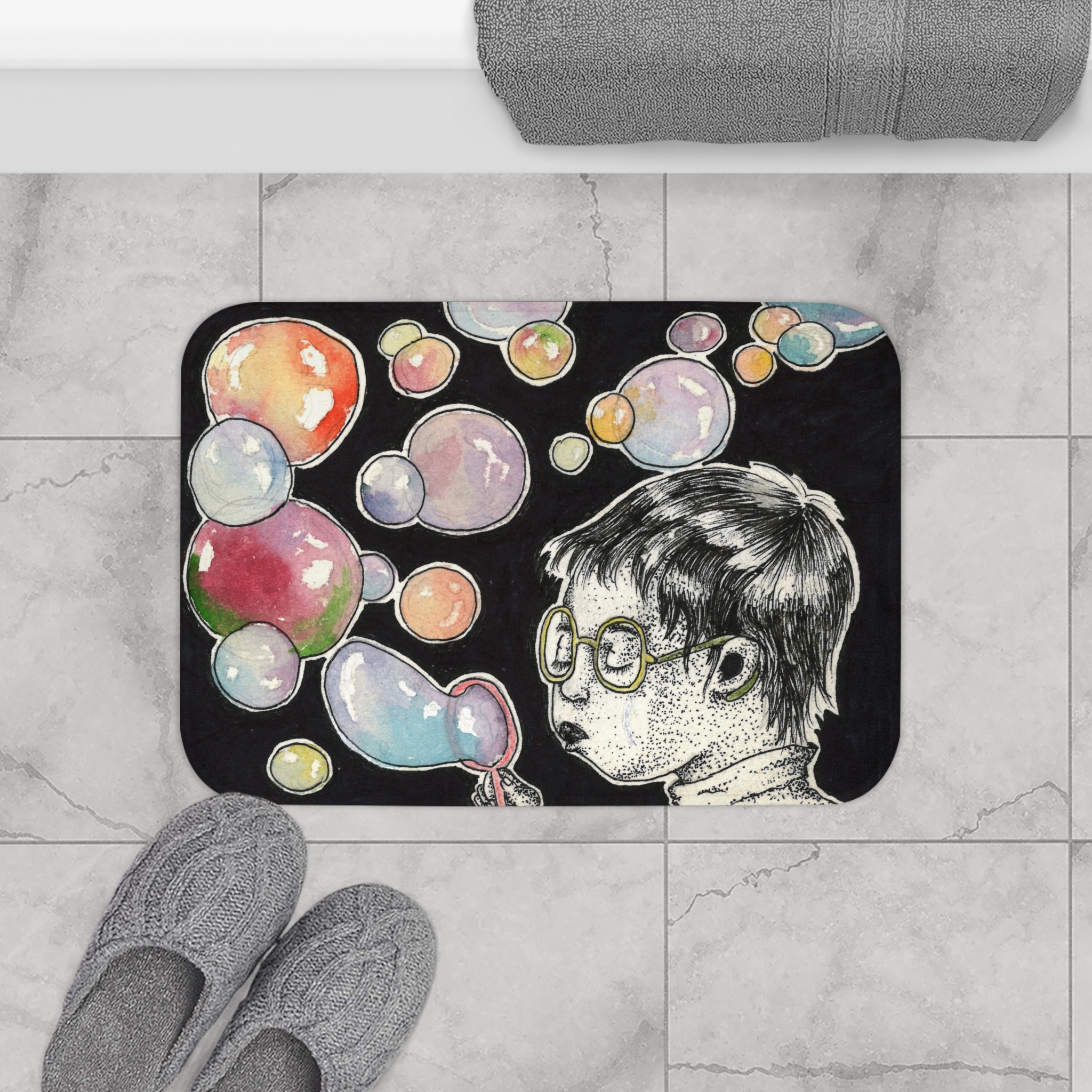 BUBBLES Bath Mat - Image 4