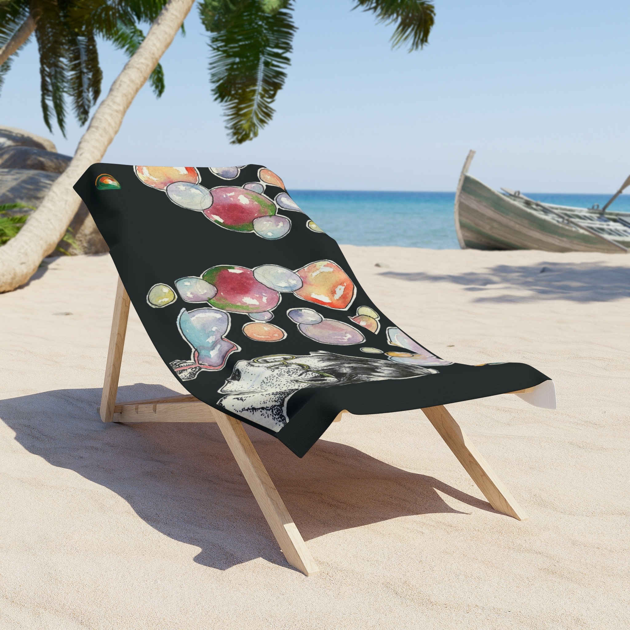 BUBBLES beach Towel - Image 2