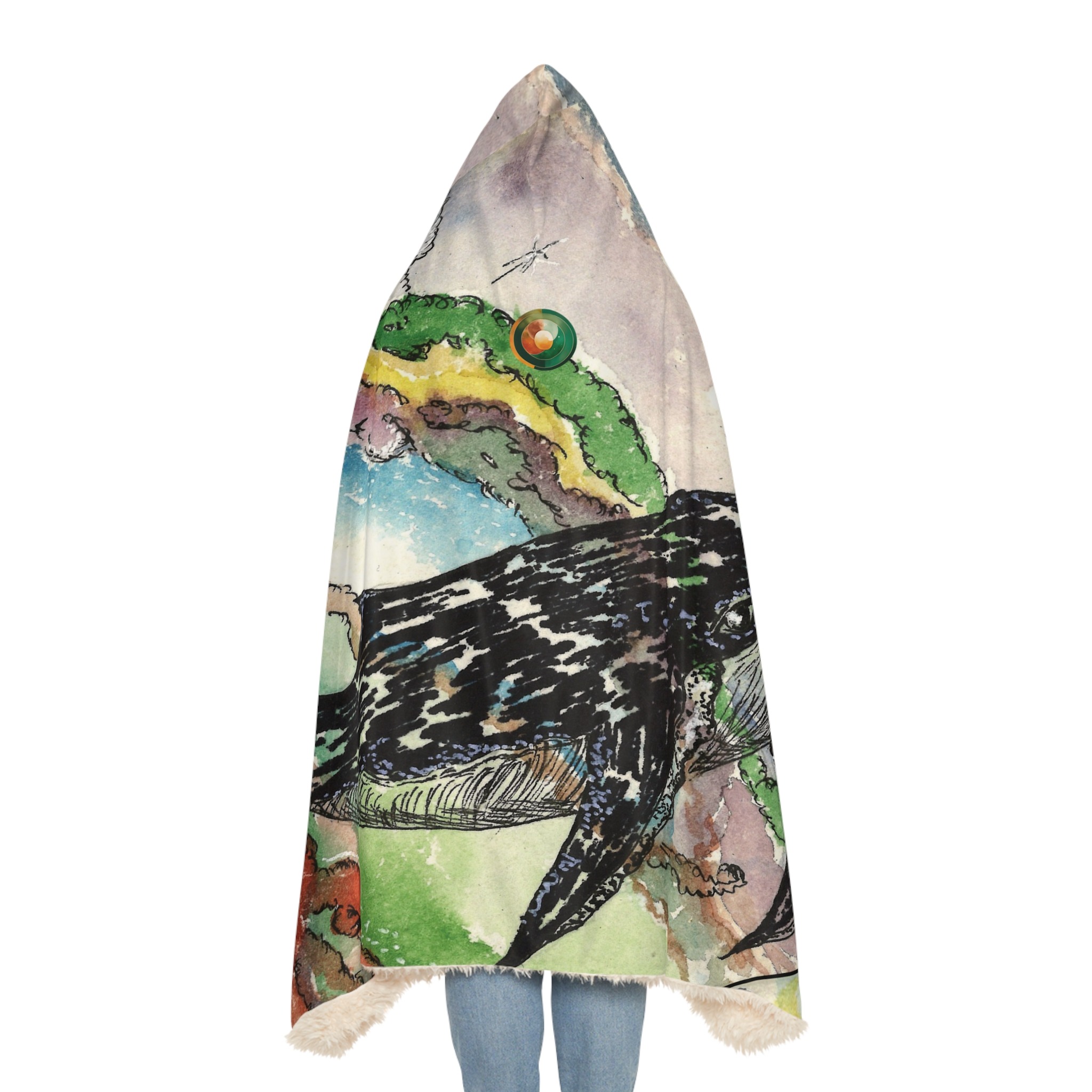 COSMIC WHALE Snuggle Blanket - Image 6