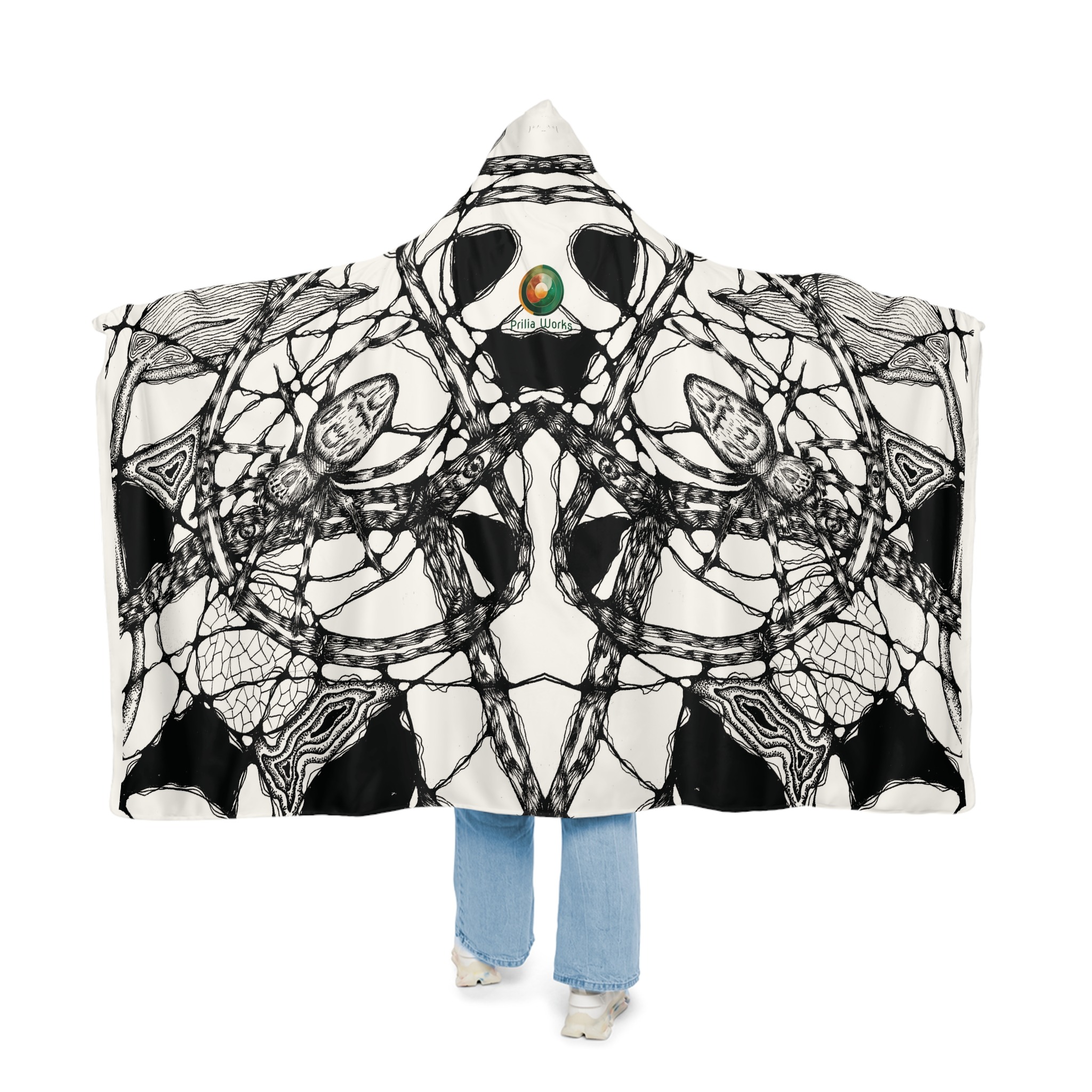WEBBING MYSELF snuggle blanket