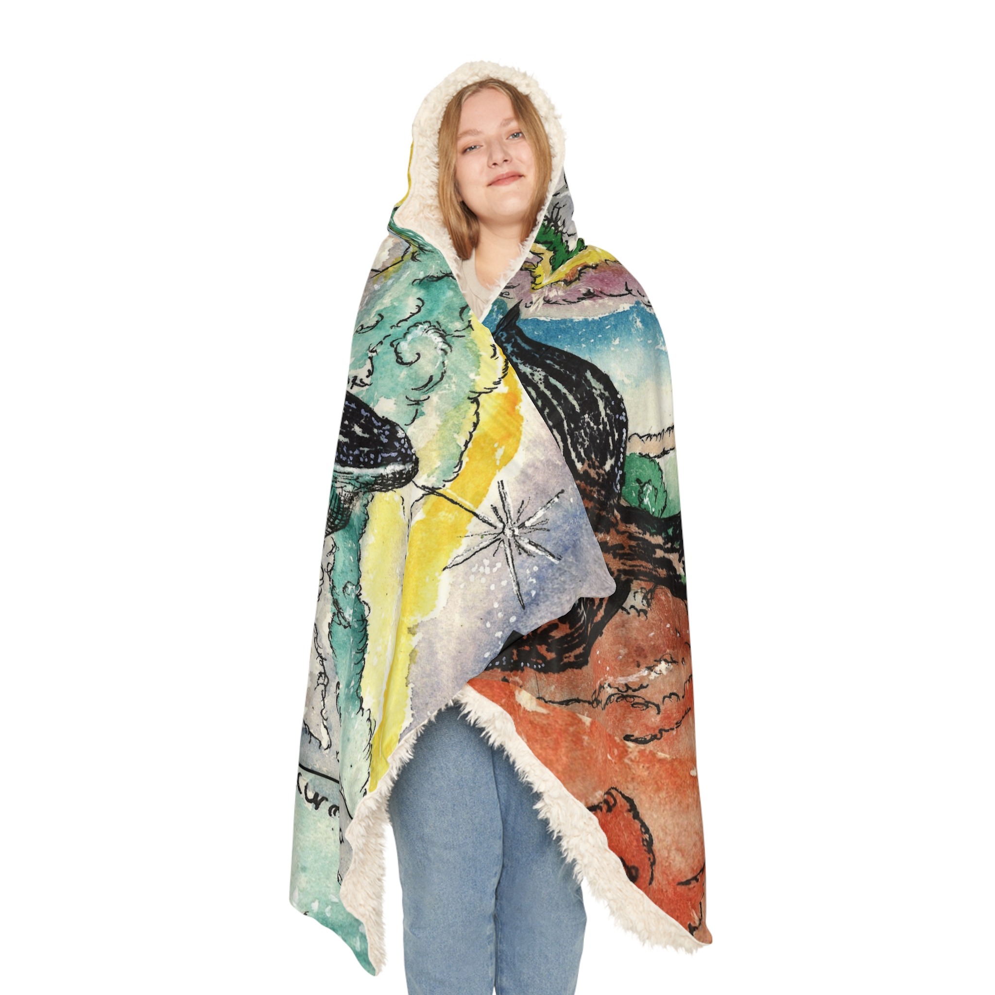 COSMIC WHALE Snuggle Blanket - Image 5