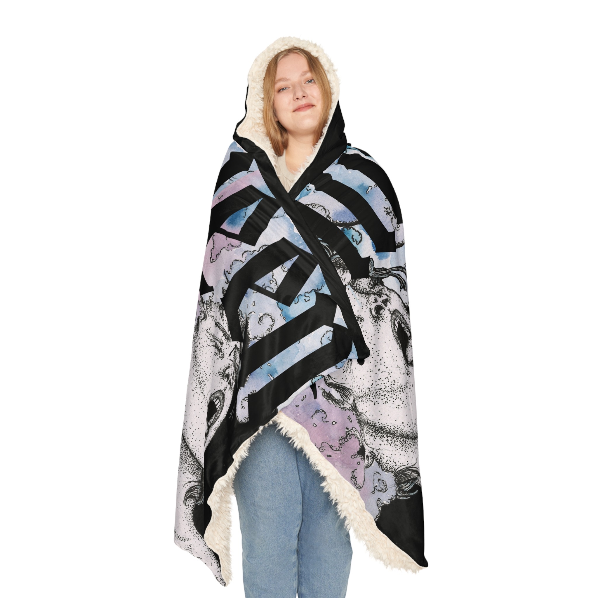 BLUES MUSE halloqueen Snuggle Blanket - Image 5