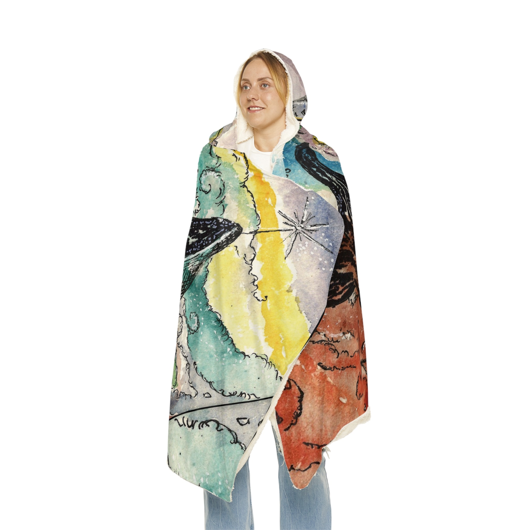 COSMIC WHALE Snuggle Blanket - Image 2