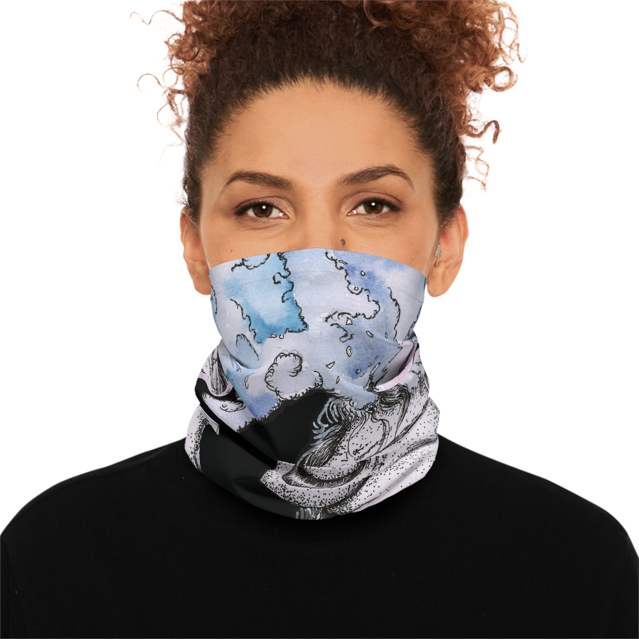 BLUES MUSE neck & face cover