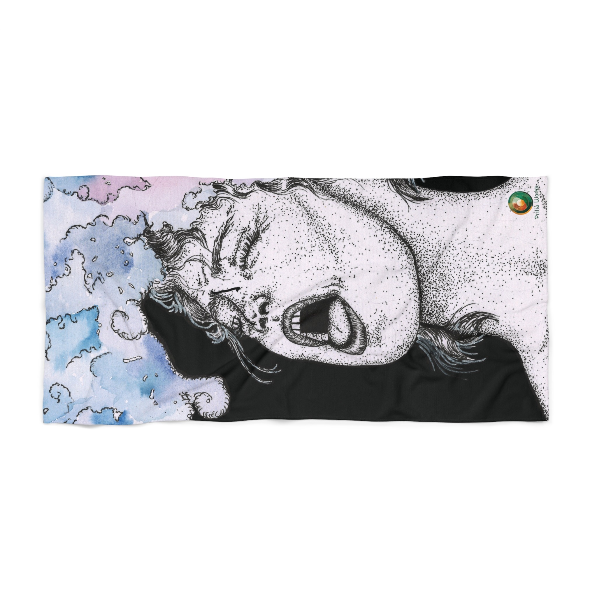 BLUES MUSE Beach Towel