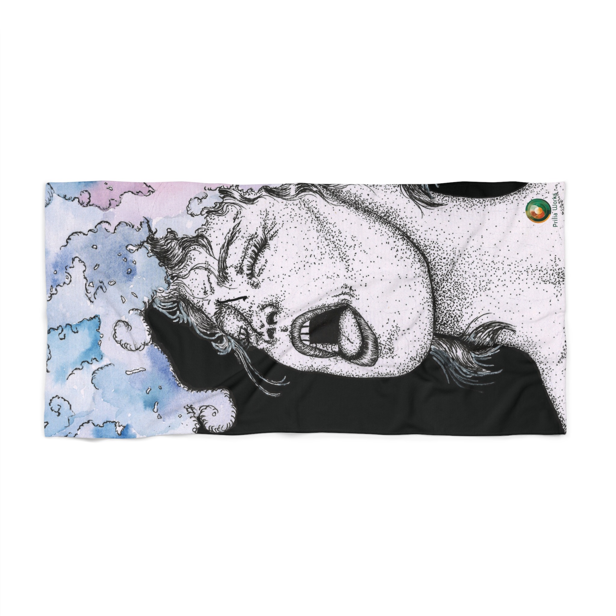 BLUES MUSE Beach Towel - Image 3