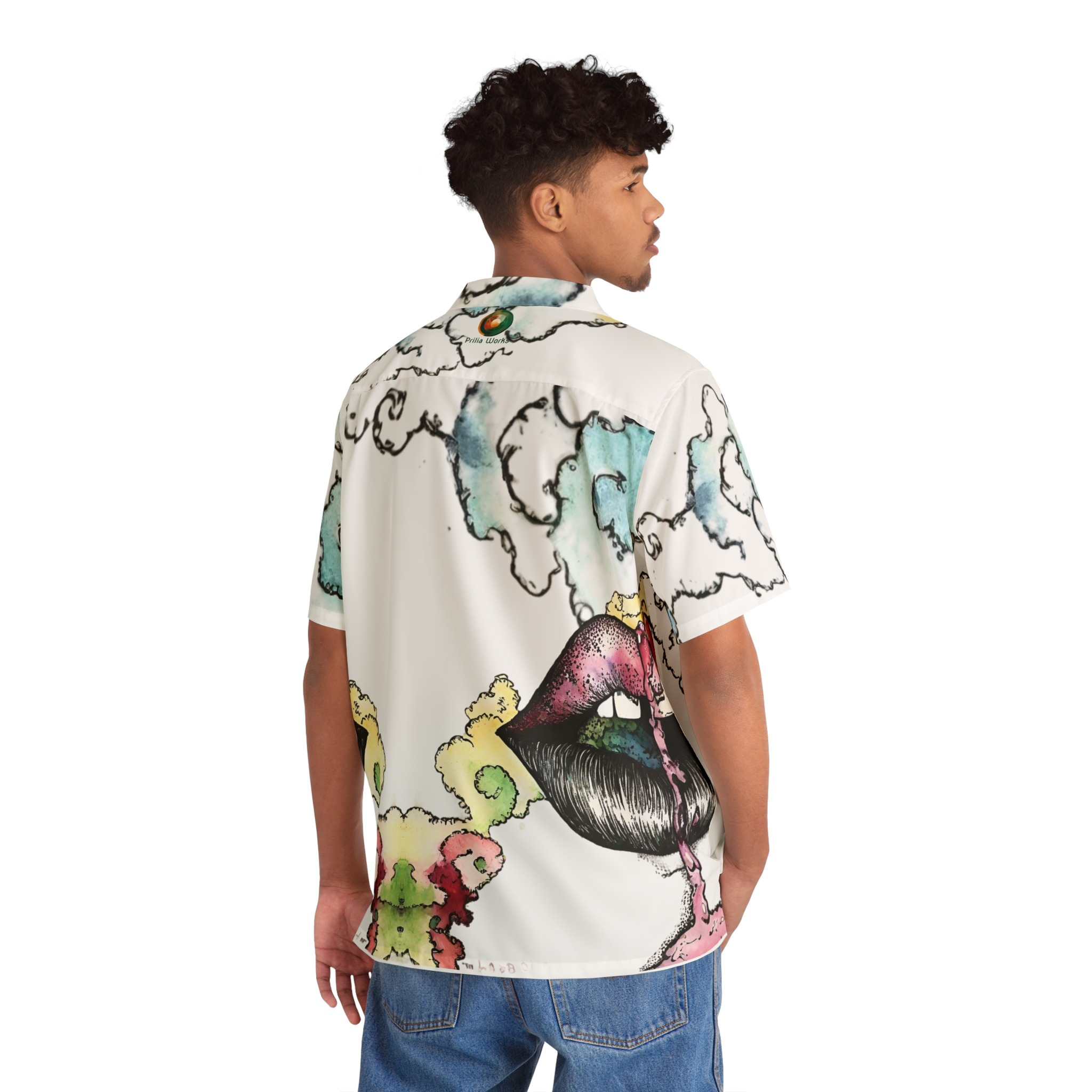 DRIP LIP Hawaiian Shirt - Image 4