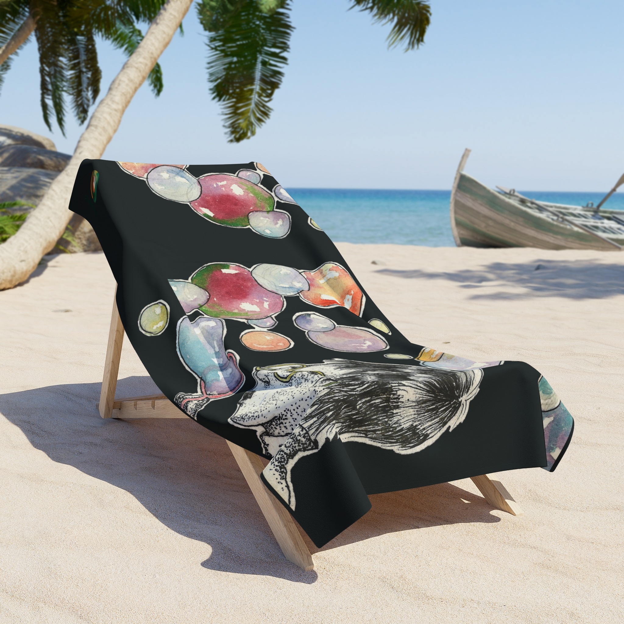 BUBBLES beach Towel - Image 4