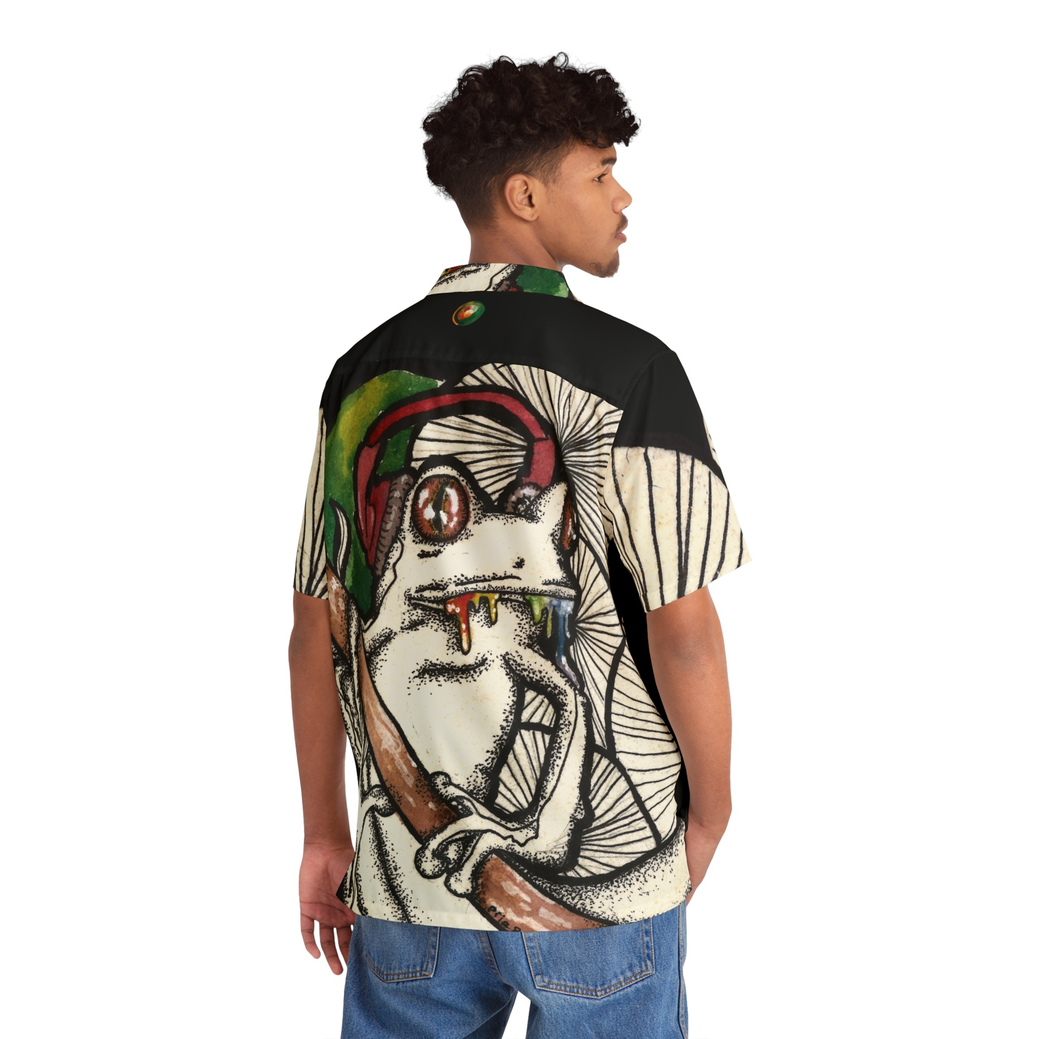 TRIPPY FROG Hawaiian Shirt - Image 4