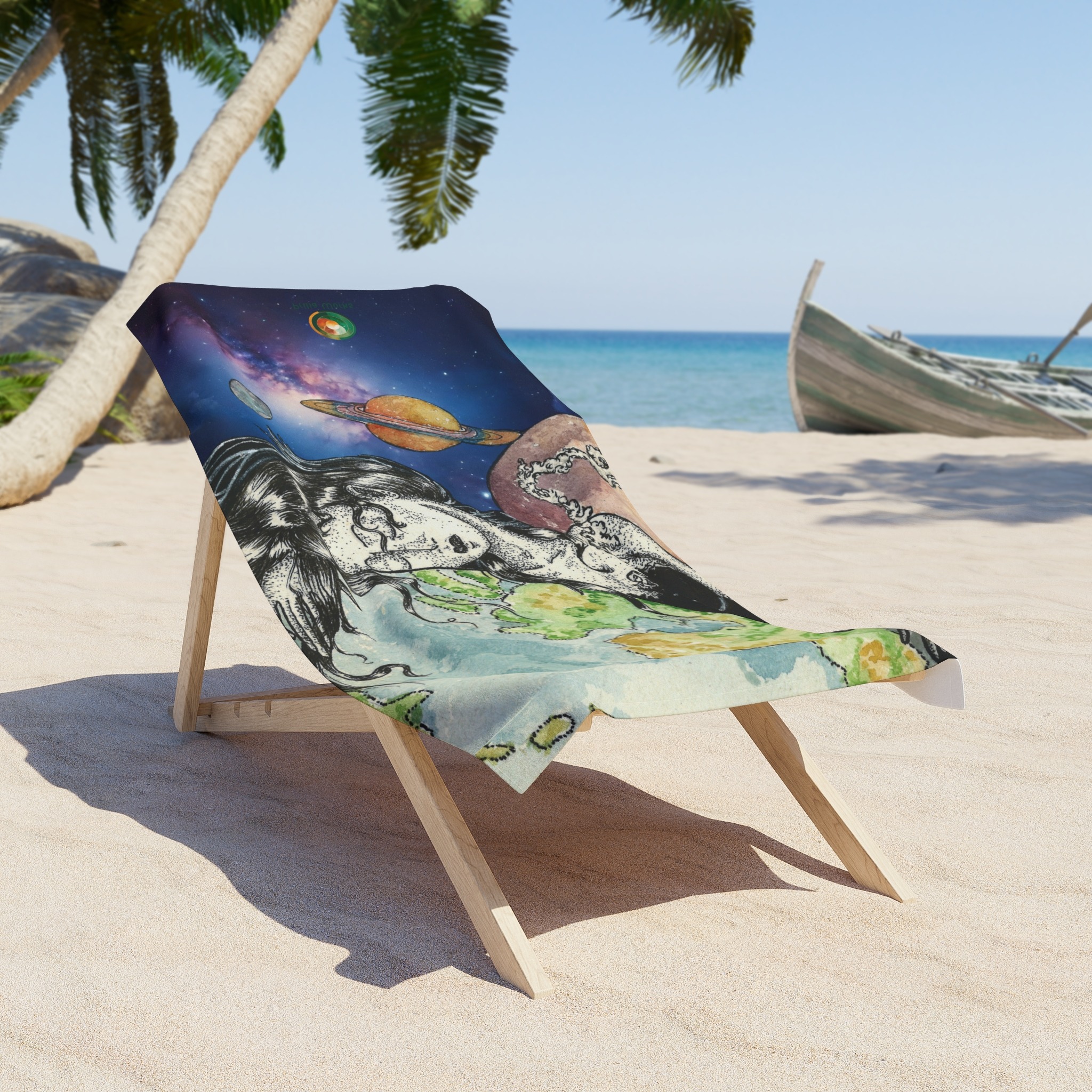 MOTHER EARTH Beach Towel - Image 2