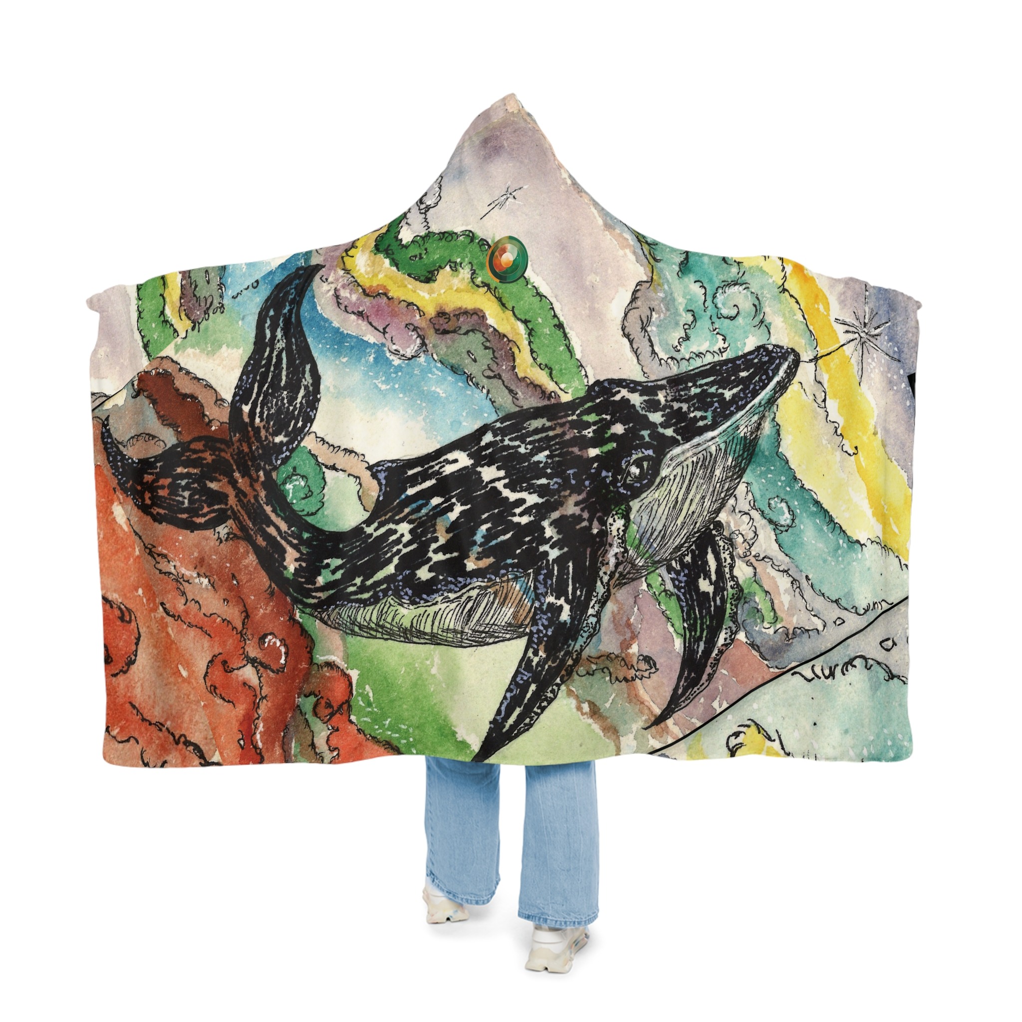 COSMIC WHALE Snuggle Blanket