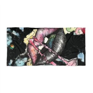 DRIP LIP Beach Towel