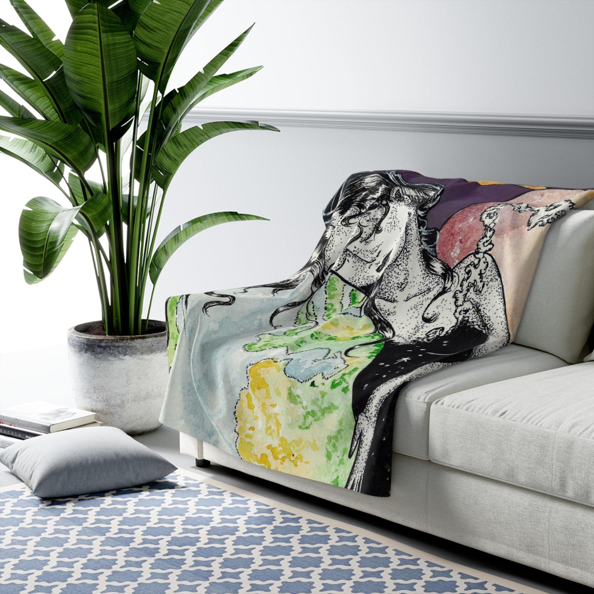 COSMIC MIND Fleece Blanket - Image 3